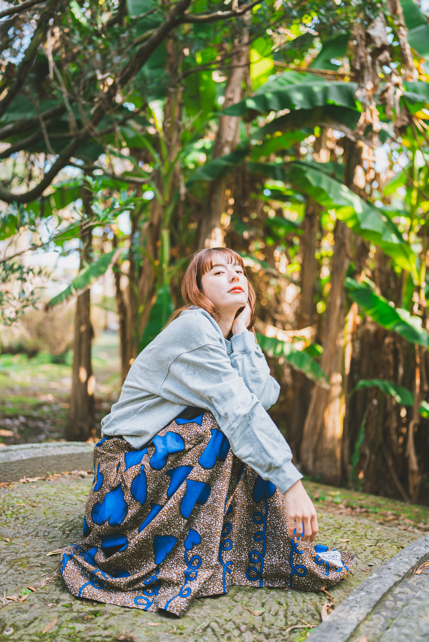 【moyan ecri× StyleReborn】Tuck Flare Skirt Trust in your Heart