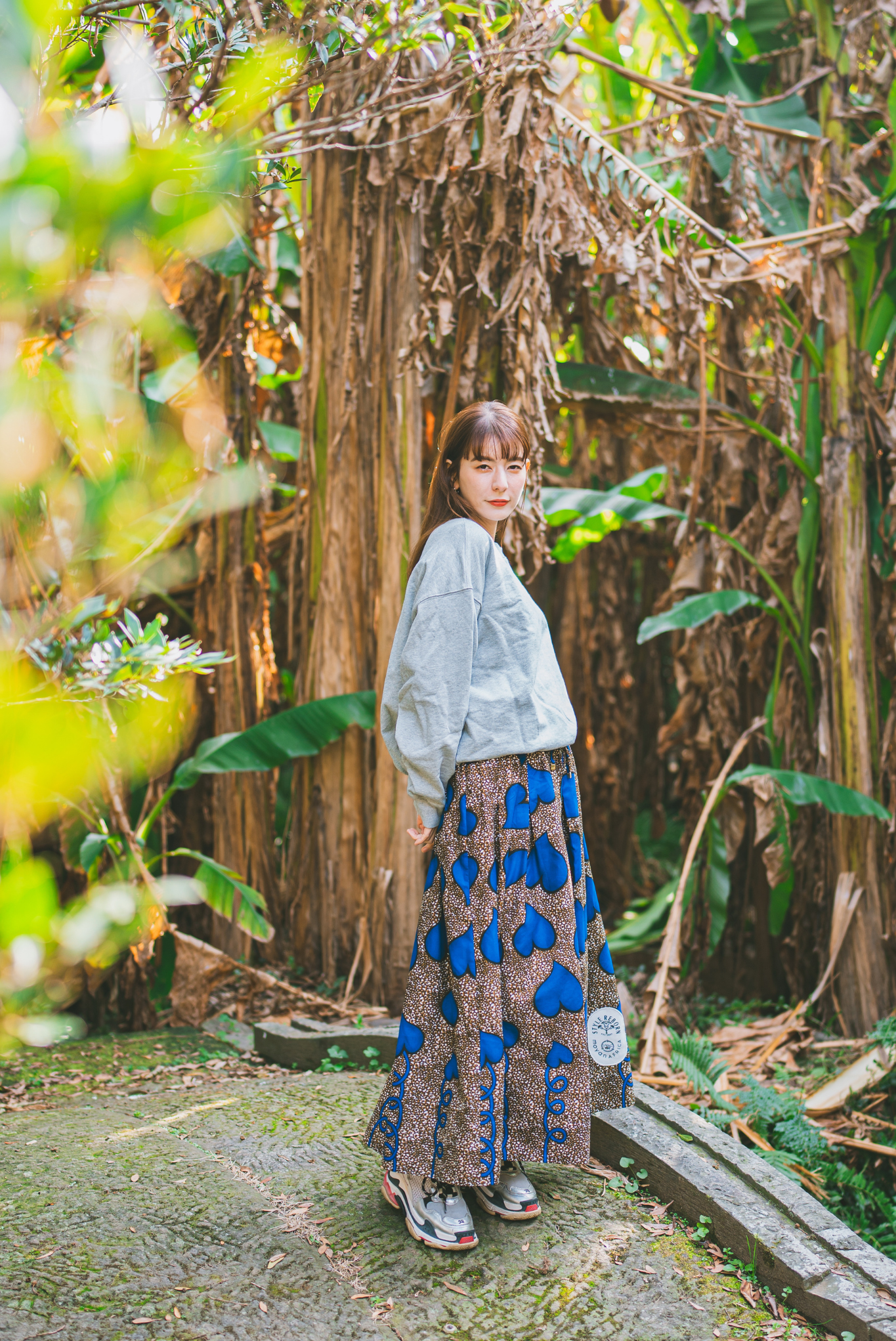 【moyan ecri× StyleReborn】Tuck Flare Skirt Trust in your Heart