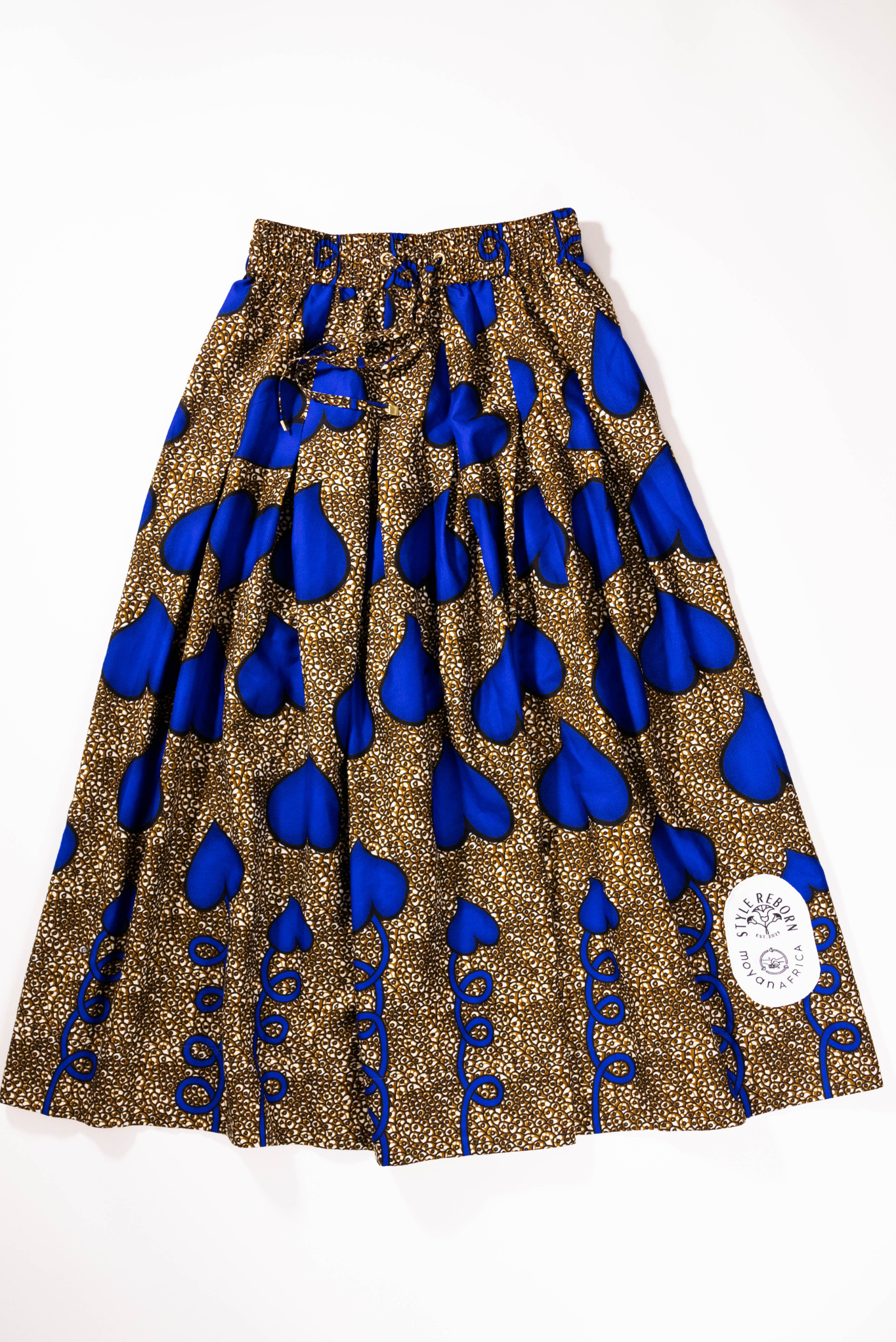 【moyan ecri× StyleReborn】Tuck Flare Skirt Trust in your Heart