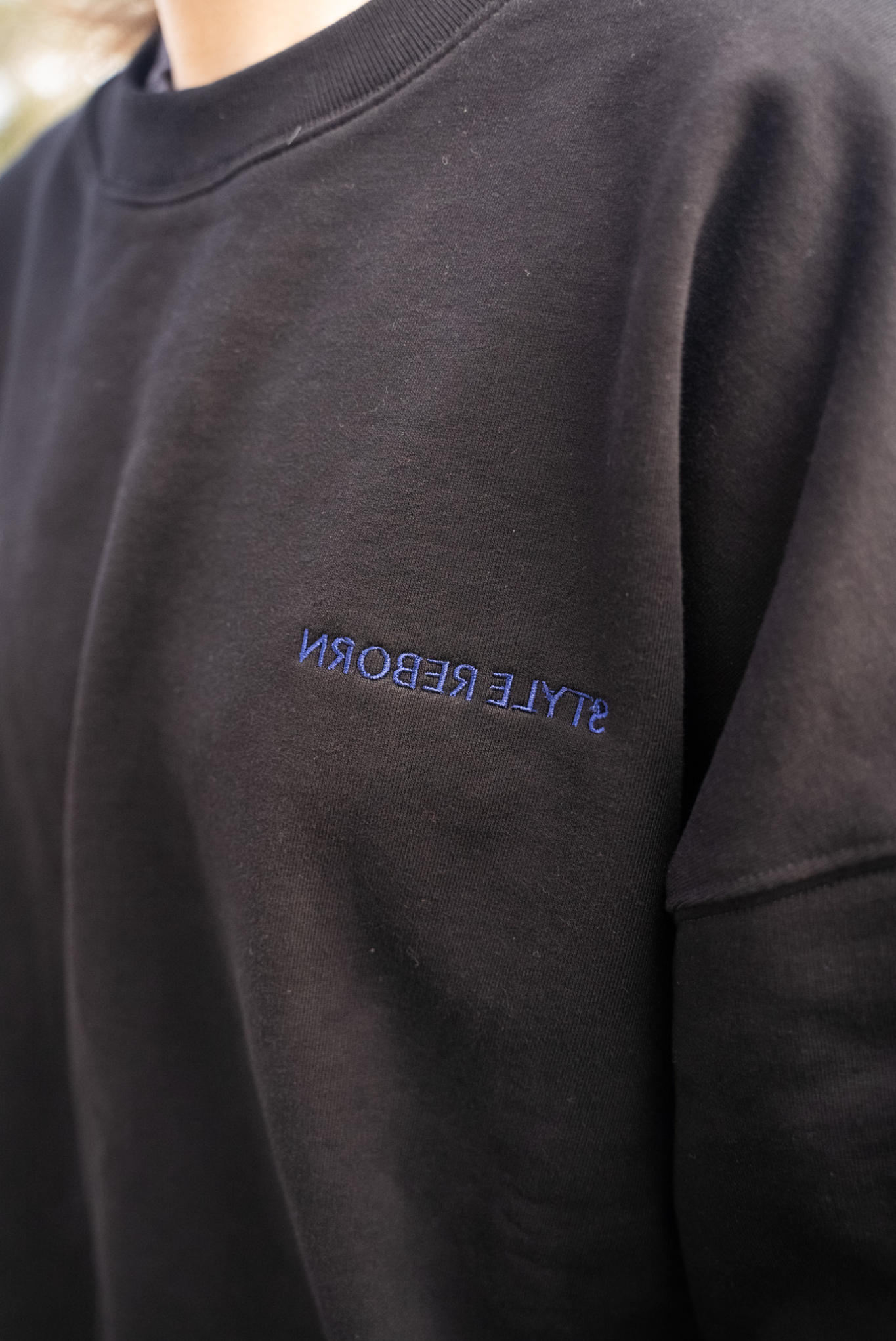 【moyan ecri× StyleReborn】Fleece Pullover CROSS