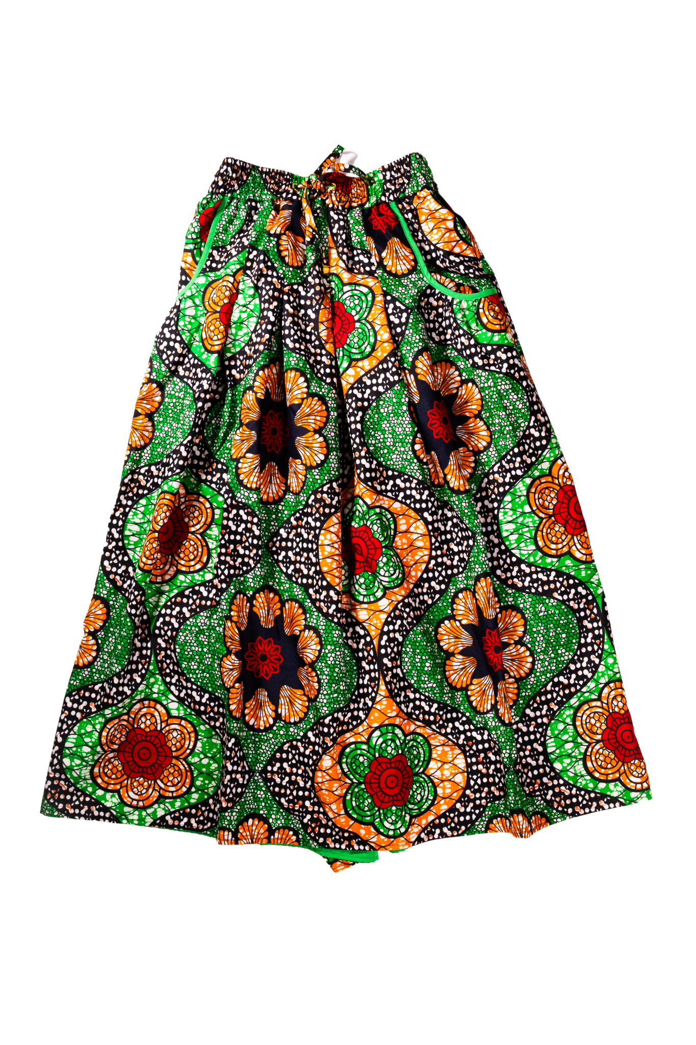 【moyan ecri× StyleReborn】Africa Tuck Gather Skirt Passionate