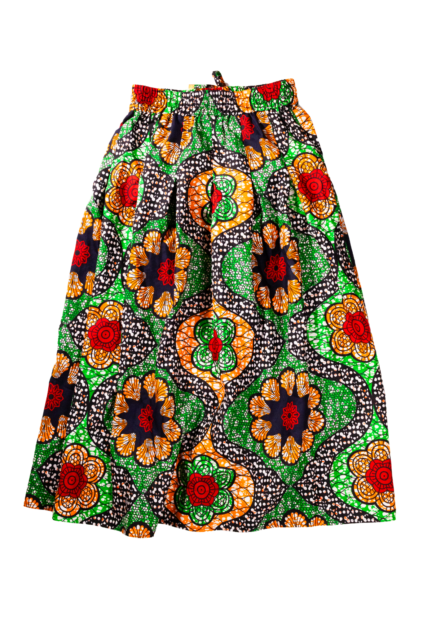 【moyan ecri× StyleReborn】Africa Tuck Gather Skirt Passionate