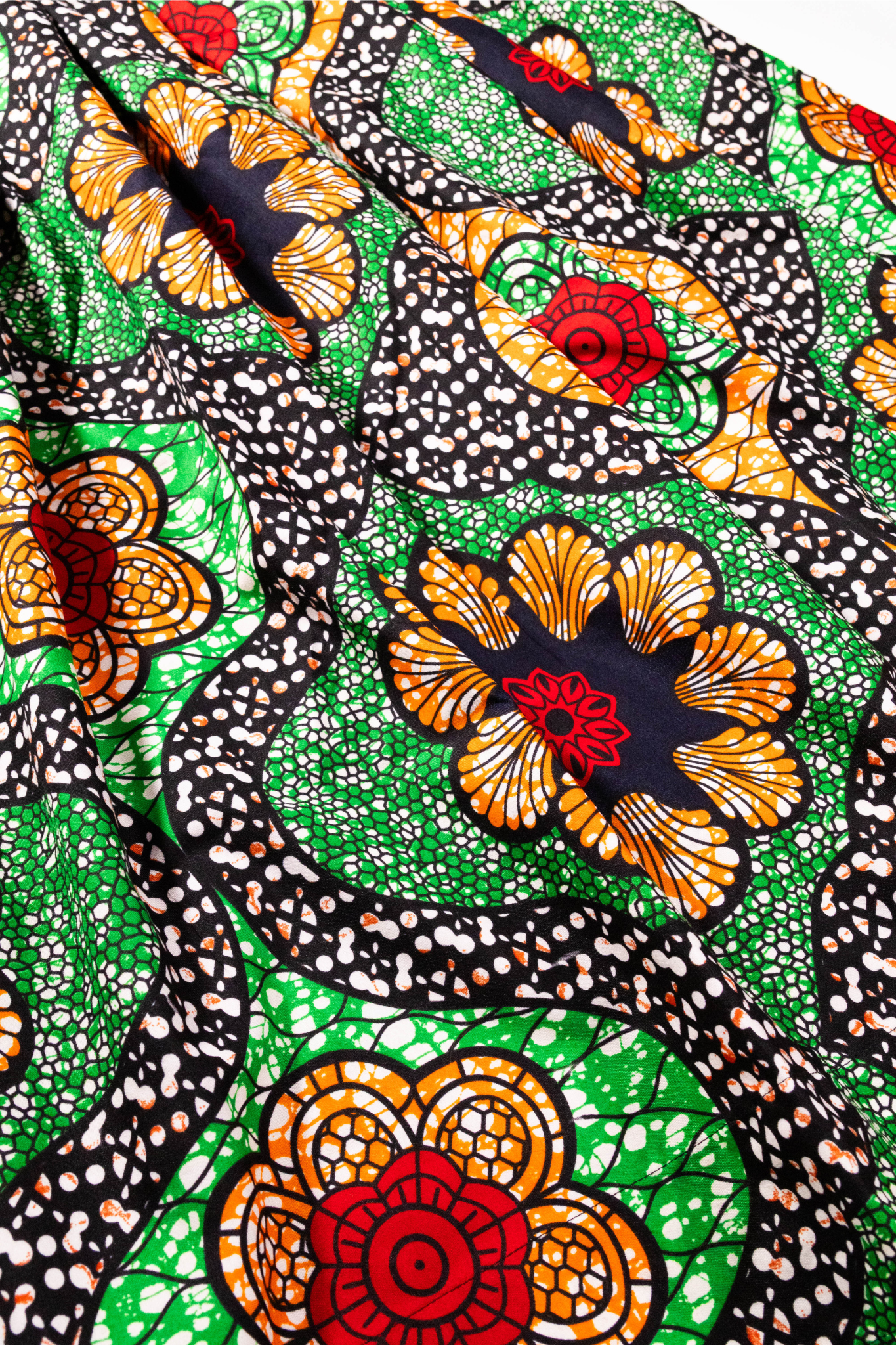 【moyan ecri× StyleReborn】Africa Tuck Gather Skirt Passionate