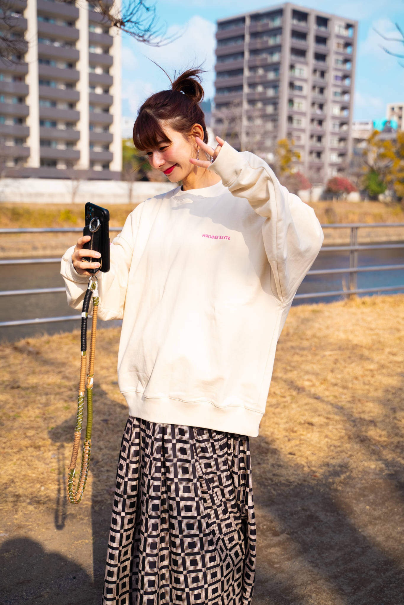 【moyan ecri× StyleReborn】Fleece Pullover FunnyMood