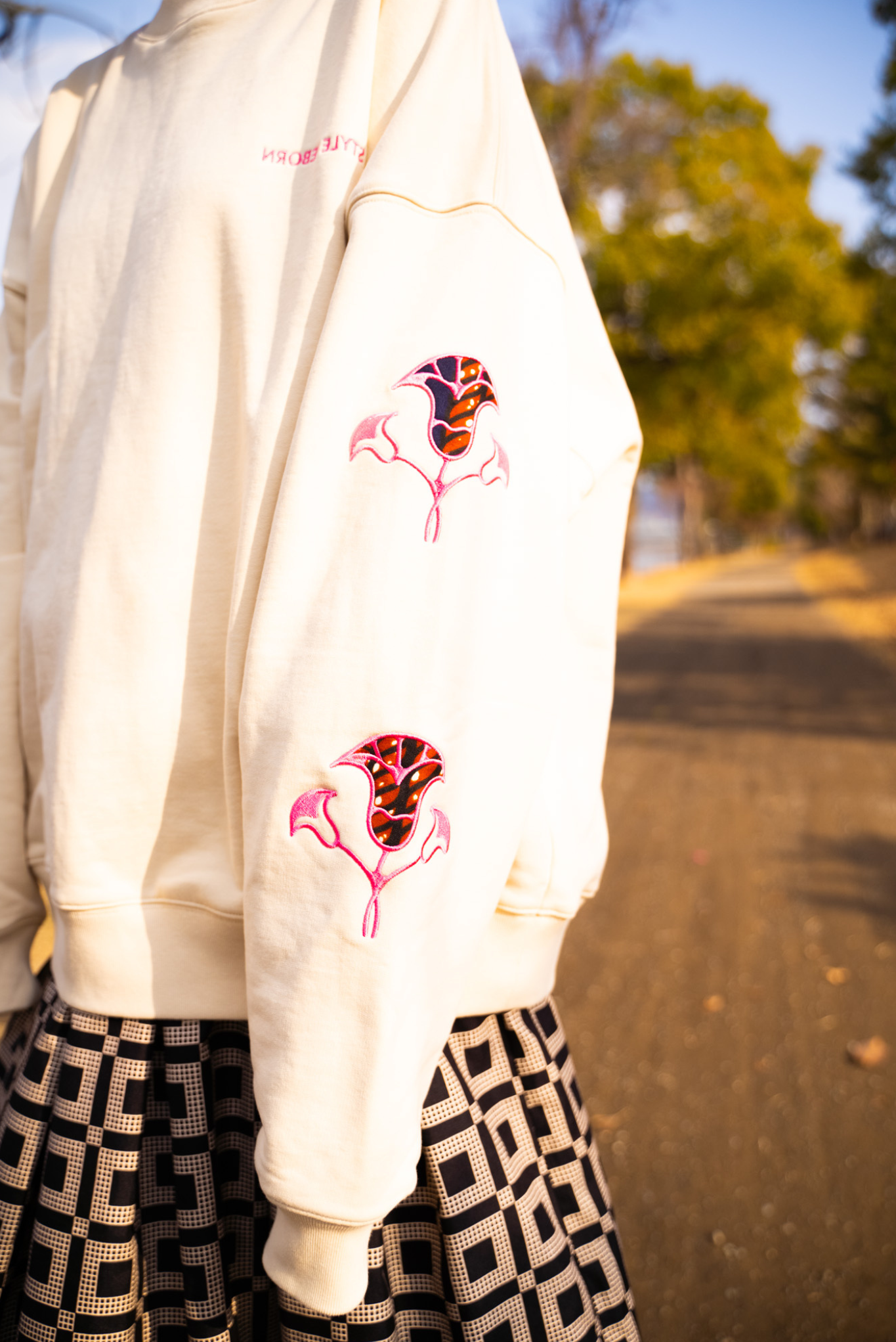 【moyan ecri× StyleReborn】Fleece Pullover FunnyMood