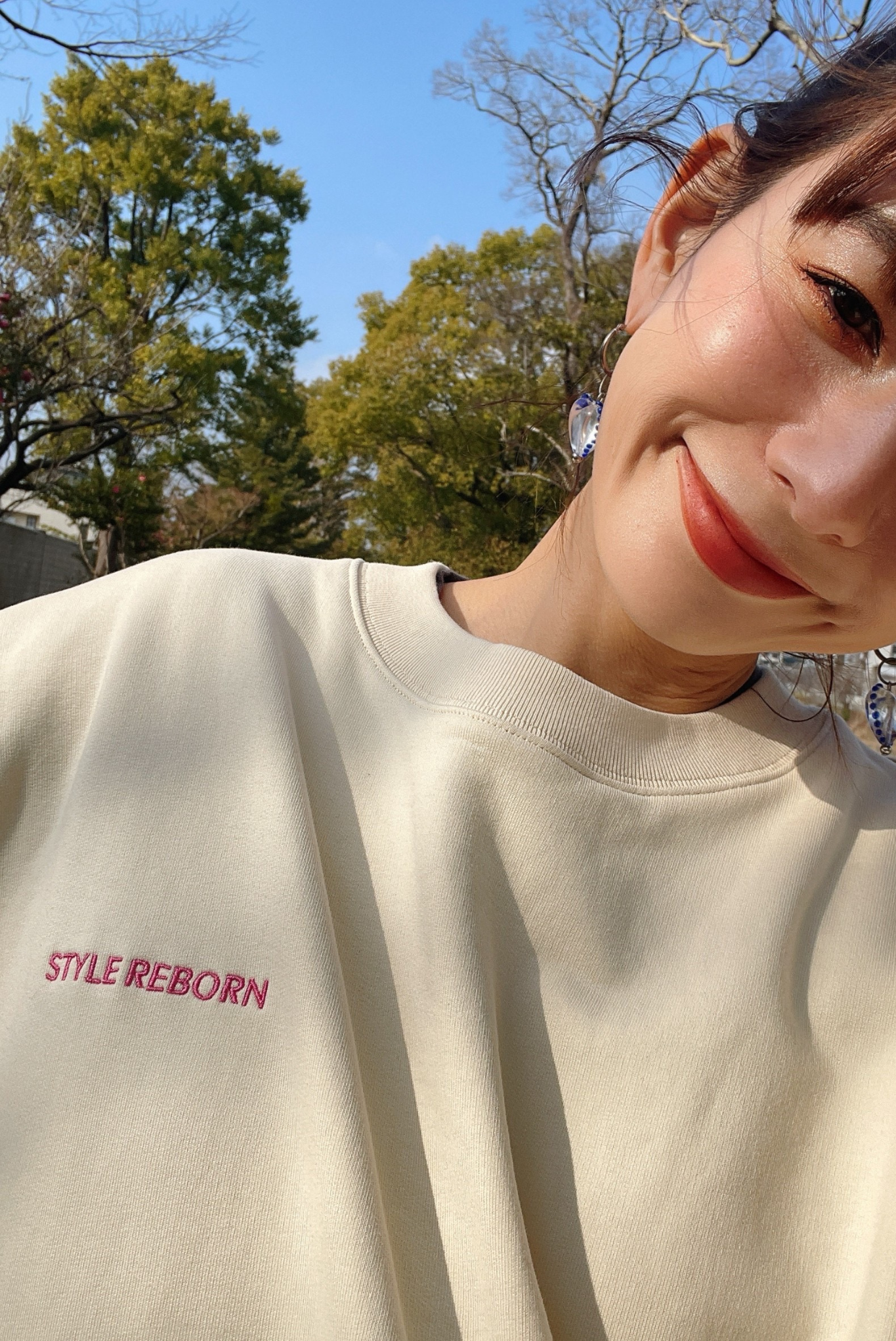【moyan ecri× StyleReborn】Fleece Pullover FunnyMood