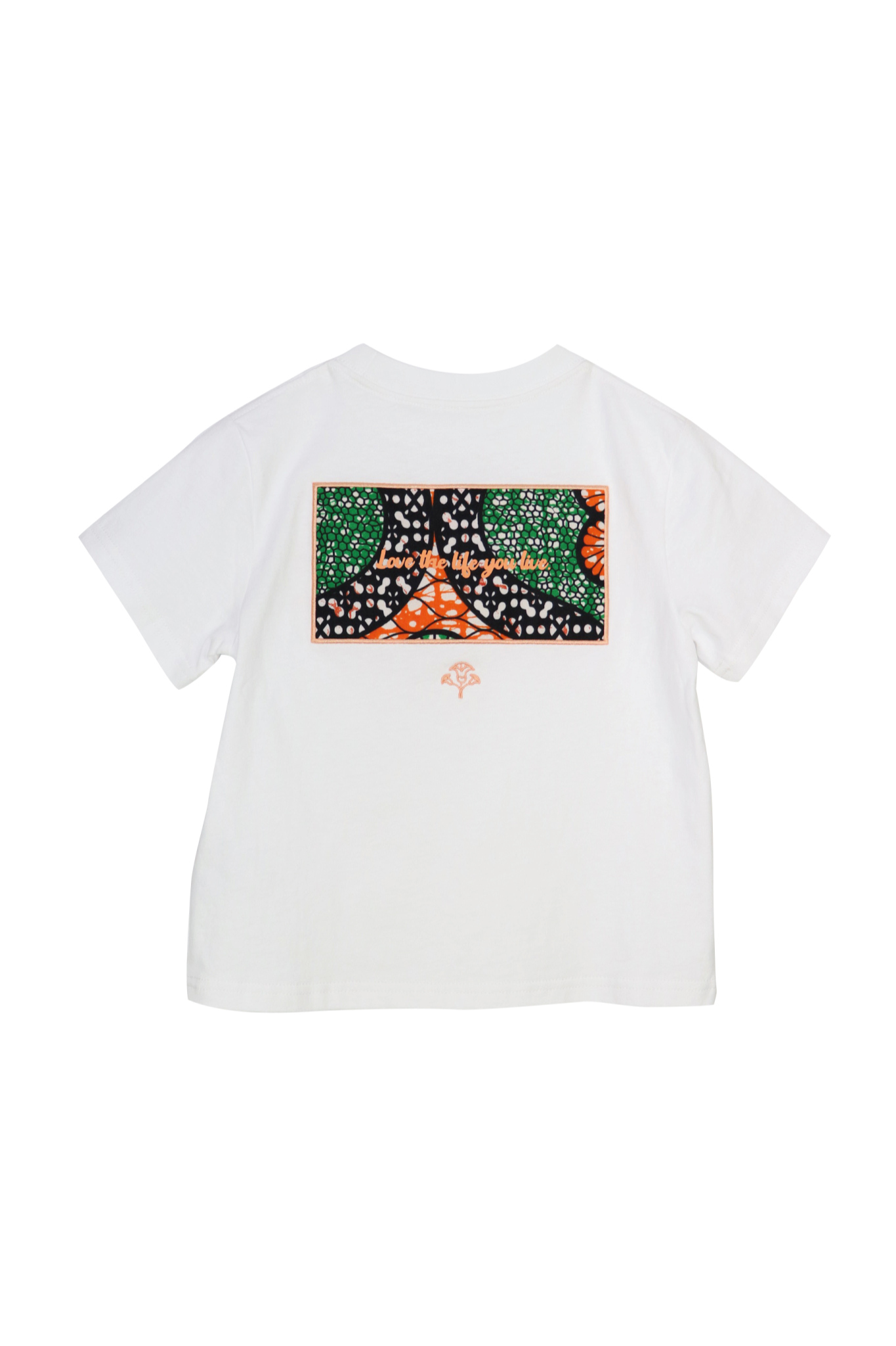 【moyan ecri× StyleReborn】【Kids S-size】パッチ刺繍 T-Shirt Passionate