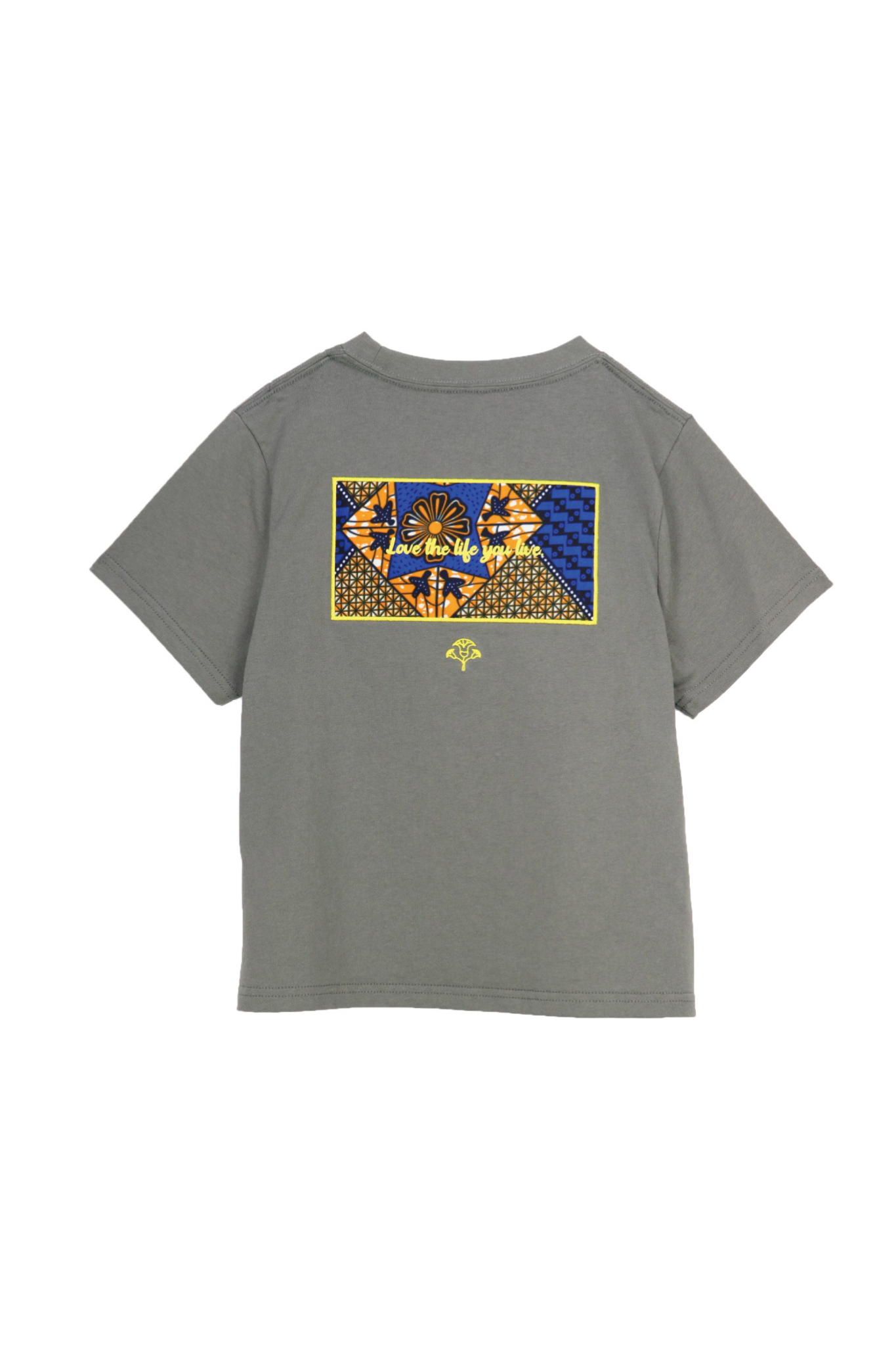 【moyan ecri× StyleReborn】【Kids M-size】パッチ刺繍 T-Shirt Kind of quiet