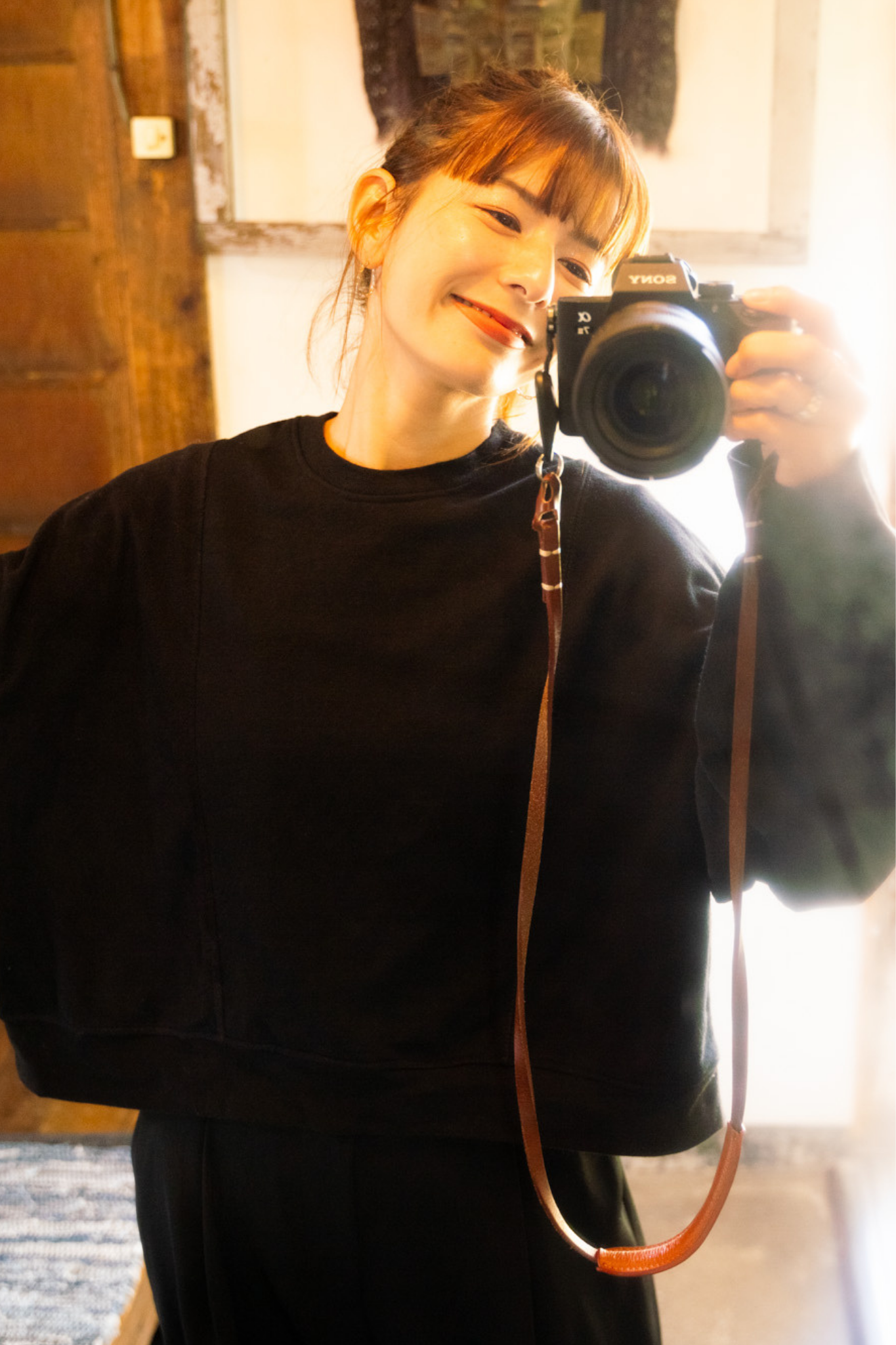 【REMAKEBYK×StyleReborn】Remake Cropped Sweat Black&Navy