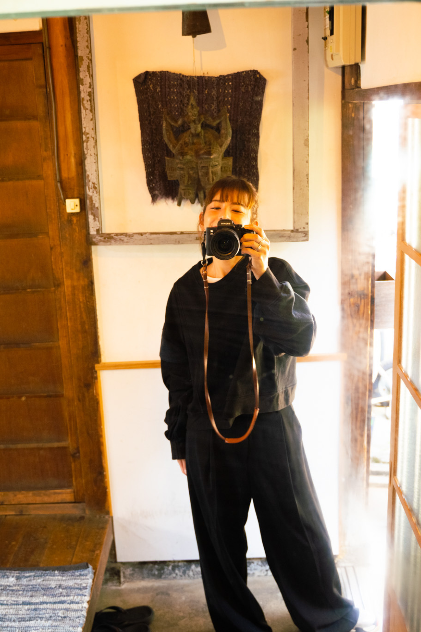 【REMAKEBYK×StyleReborn】Remake Cropped Sweat Black&Navy