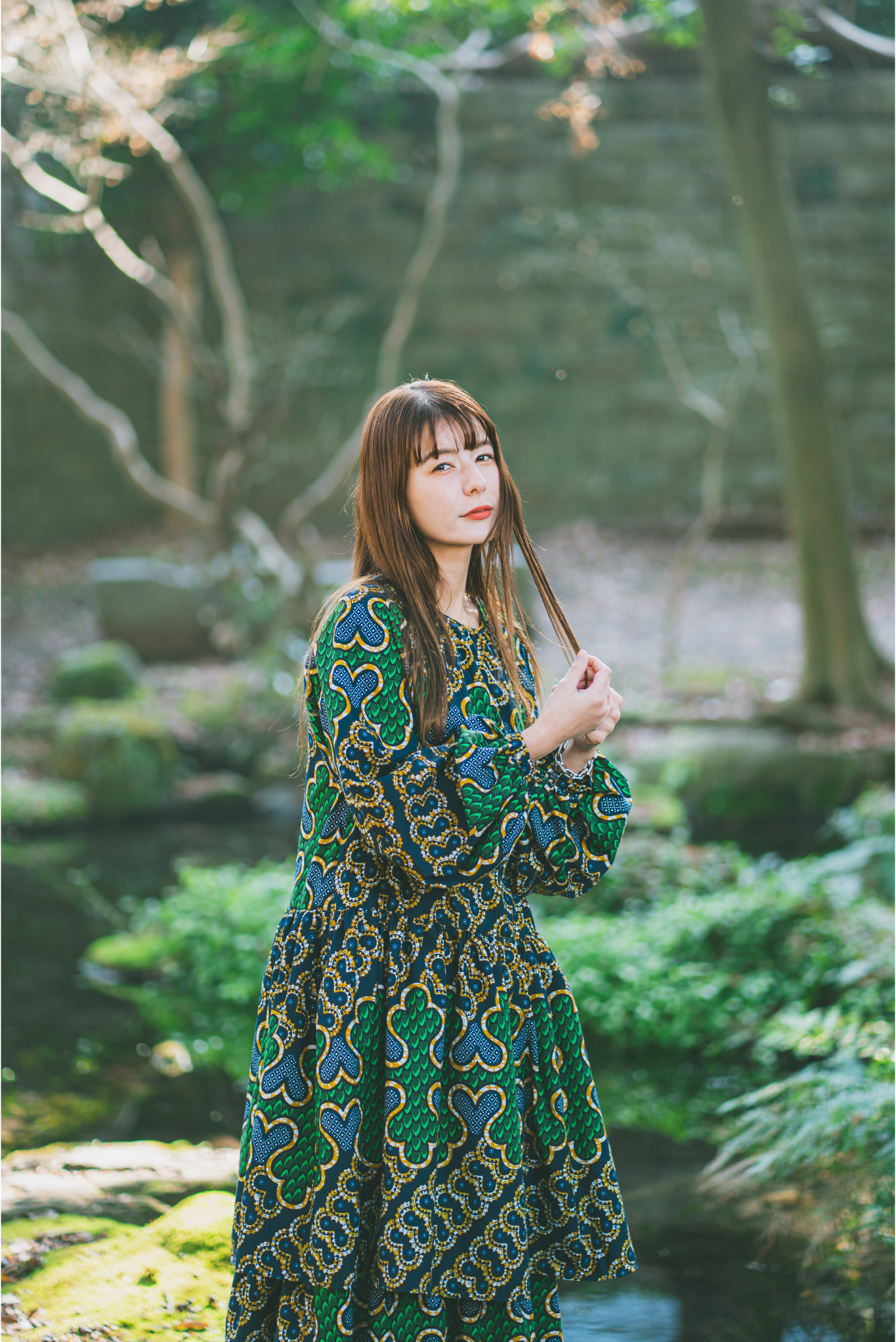 【moyan ecri× StyleReborn】Volume Tiered Onepiece CROSS