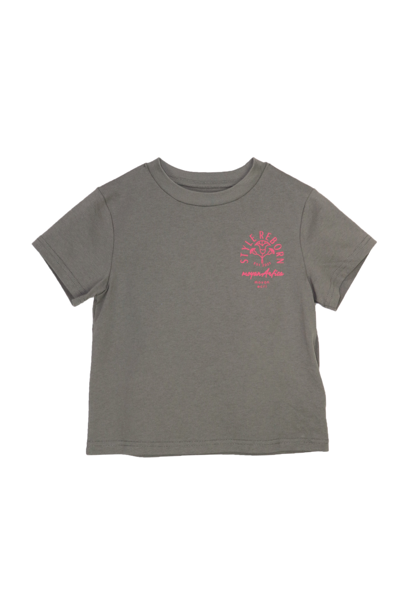 【moyan ecri× StyleReborn】【Kids S-size】パッチ刺繍 T-Shirt Helianthus