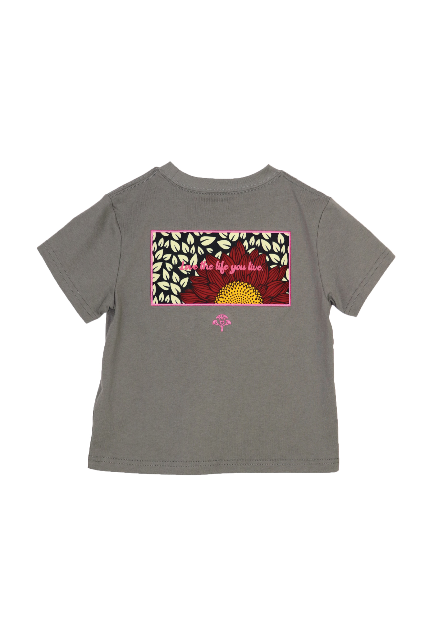 【moyan ecri× StyleReborn】【Kids S-size】パッチ刺繍 T-Shirt Helianthus