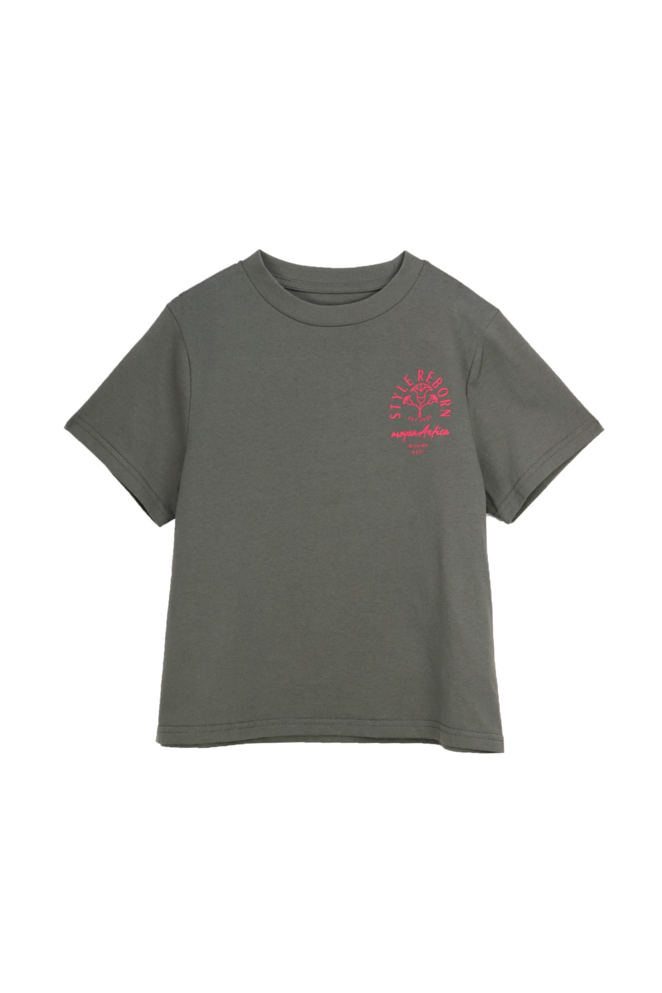 【moyan ecri× StyleReborn】【Kids M-size】パッチ刺繍 T-Shirt Helianthus