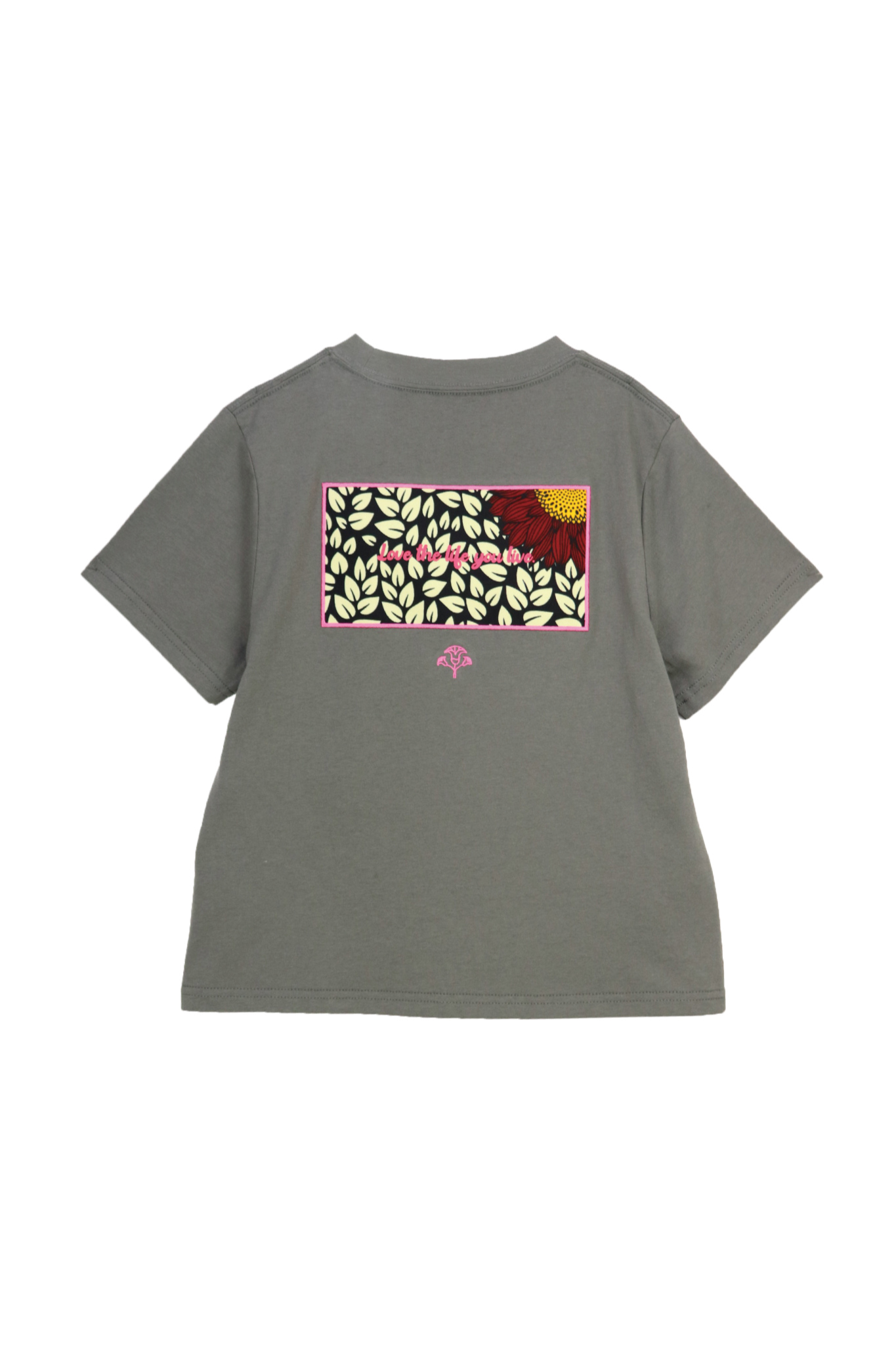【moyan ecri× StyleReborn】【Kids M-size】パッチ刺繍 T-Shirt Helianthus