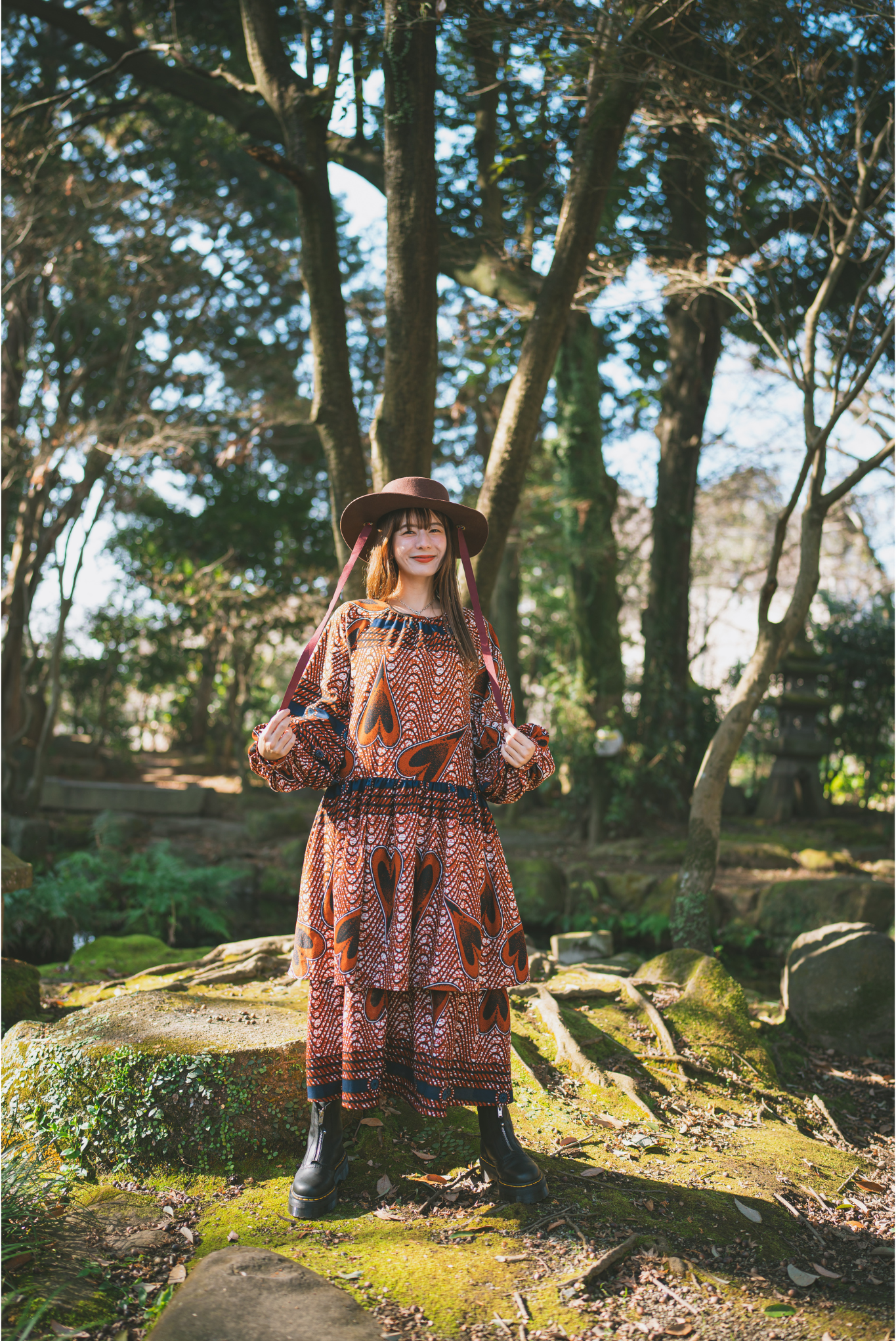 【moyan ecri× StyleReborn】Volume Tiered Onepiece Funny Mood