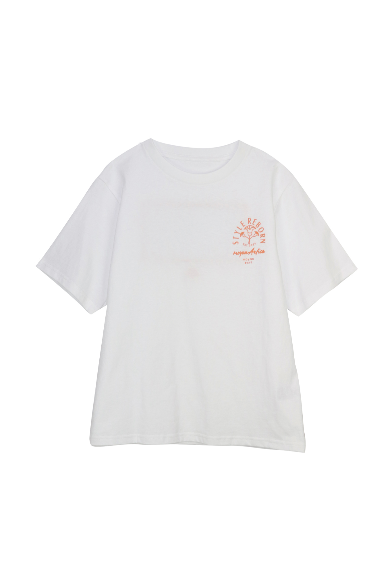 【moyan ecri× StyleReborn】【Kids L-size】パッチ刺繍 T-Shirt Passionate