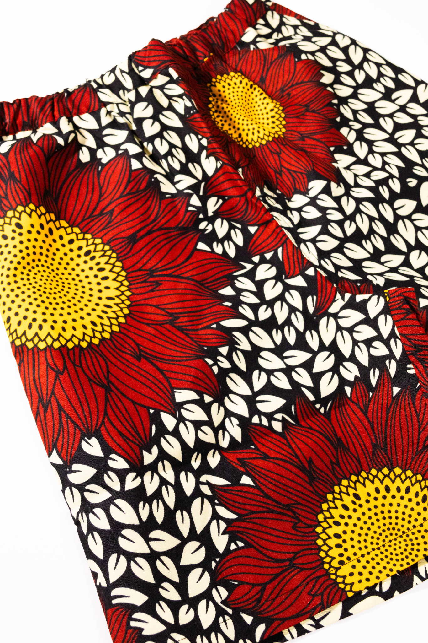 【moyan ecri× StyleReborn】【kids M-size】Africa Short Pants Helianthus