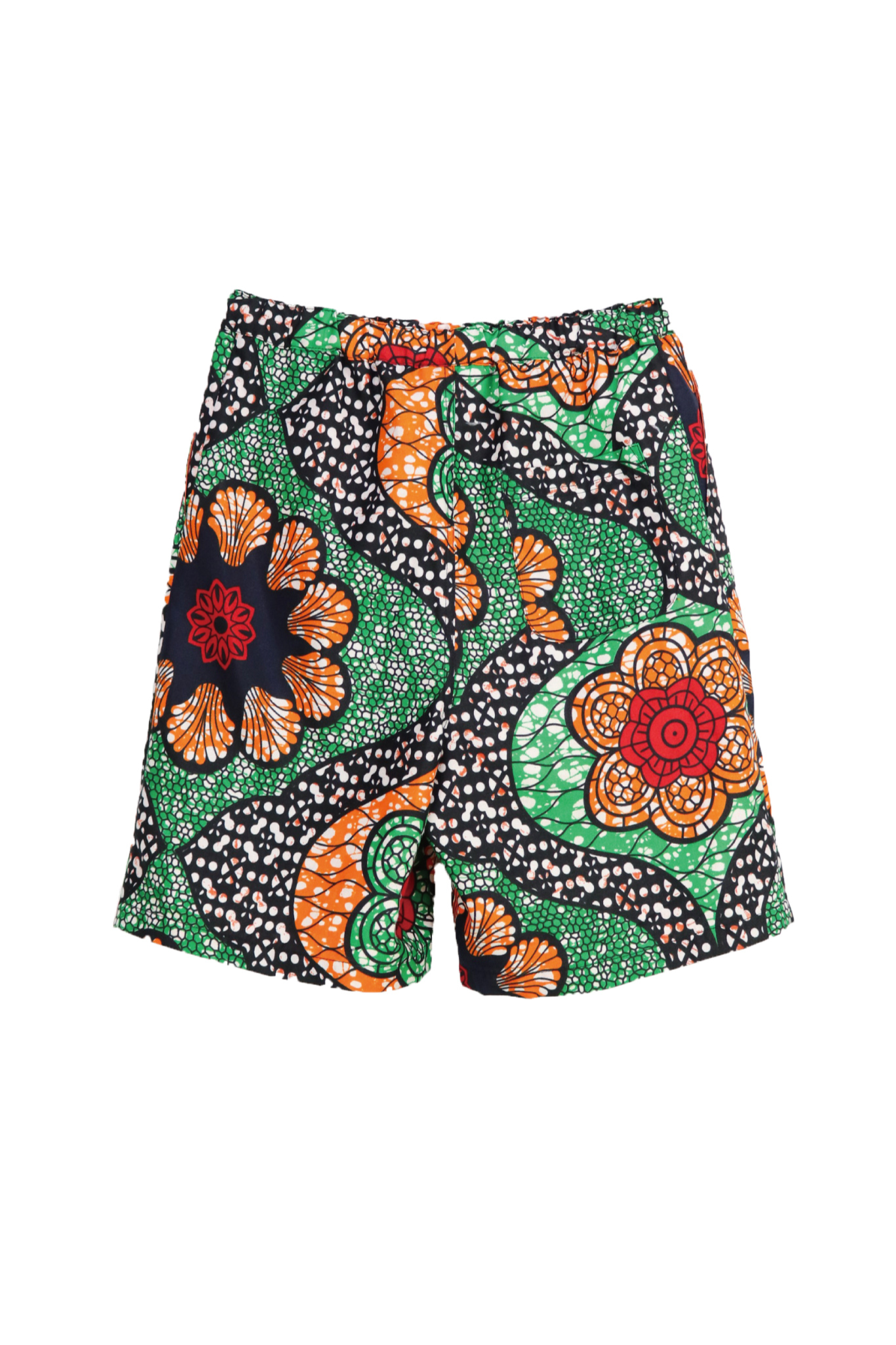 【moyan ecri× StyleReborn】【kids M-size】Africa Short Pants Passionate