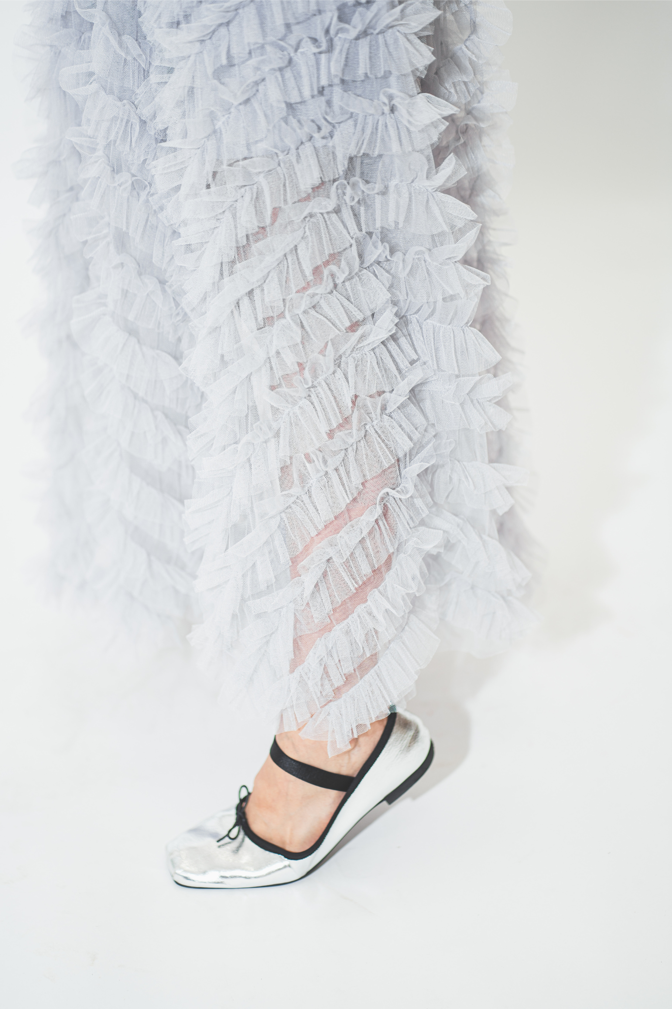 【Suu×SAAAGE boutique】Tulle Skirt Gray