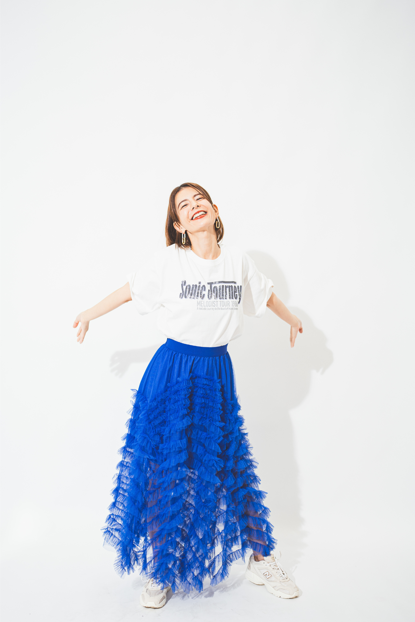 【Suu×SAAAGE boutique】Tulle Skirt Blue