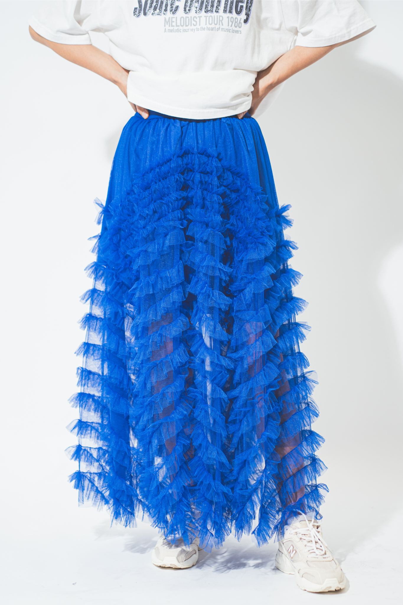 【Suu×SAAAGE boutique】Tulle Skirt Blue