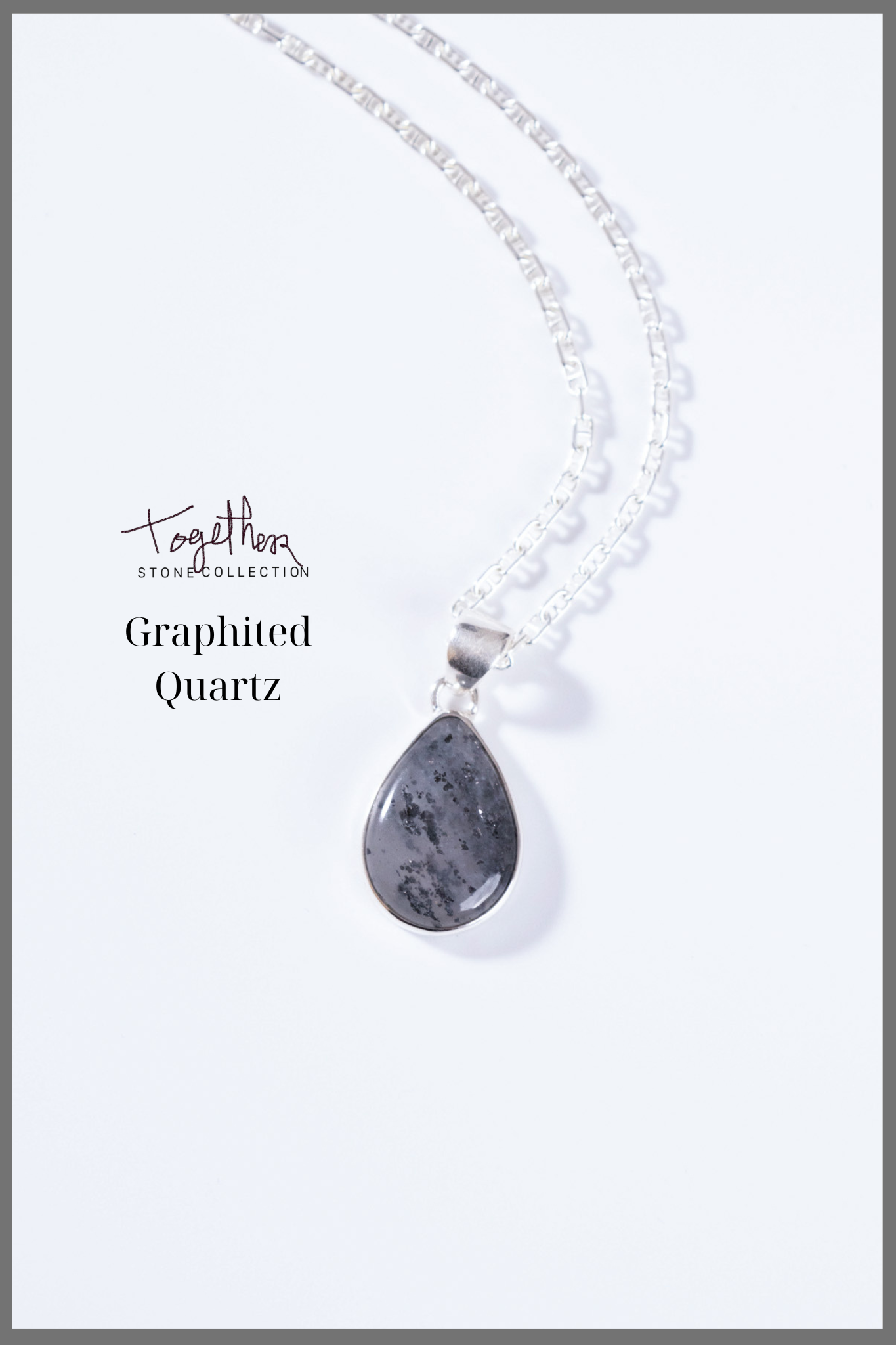 【nanan bijouxxx×StyleReborn】Together Stone Collection Graphited Quartz 40cm