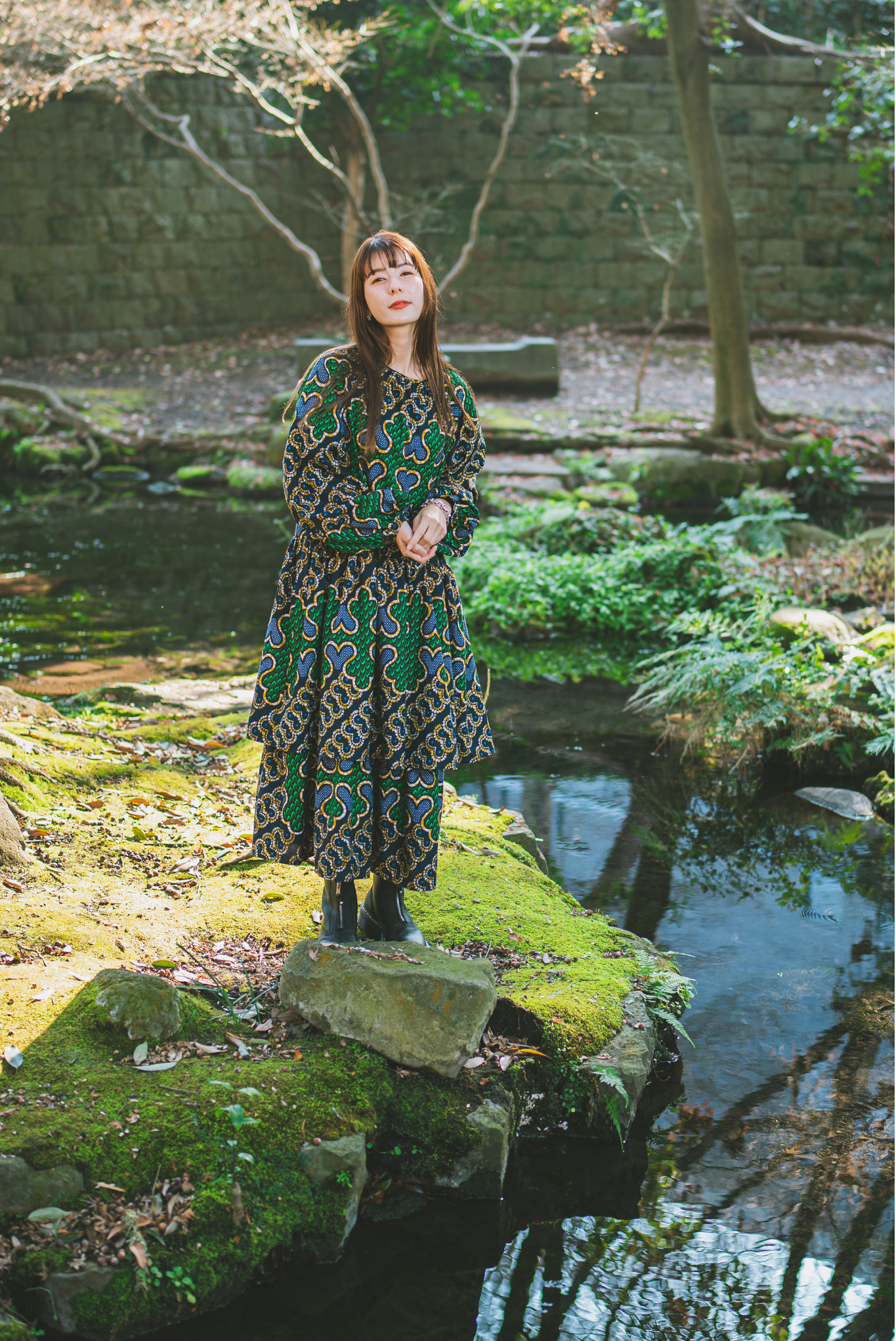 【moyan ecri× StyleReborn】Volume Tiered Onepiece CROSS