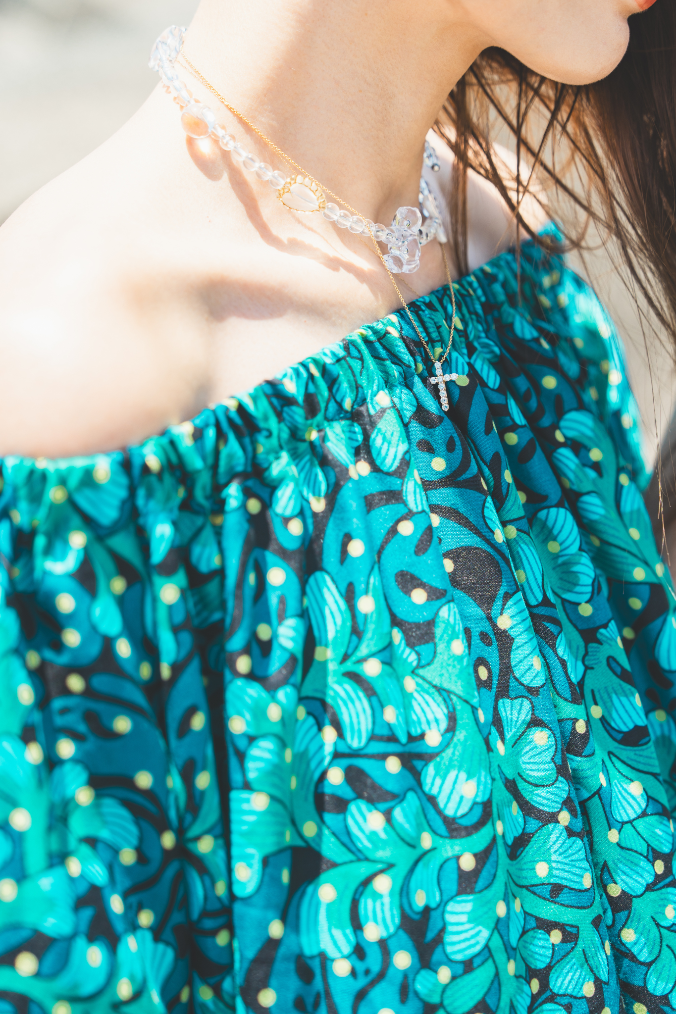 【moyan ecri× StyleReborn】Africa tunic Onepiece Fairy dust