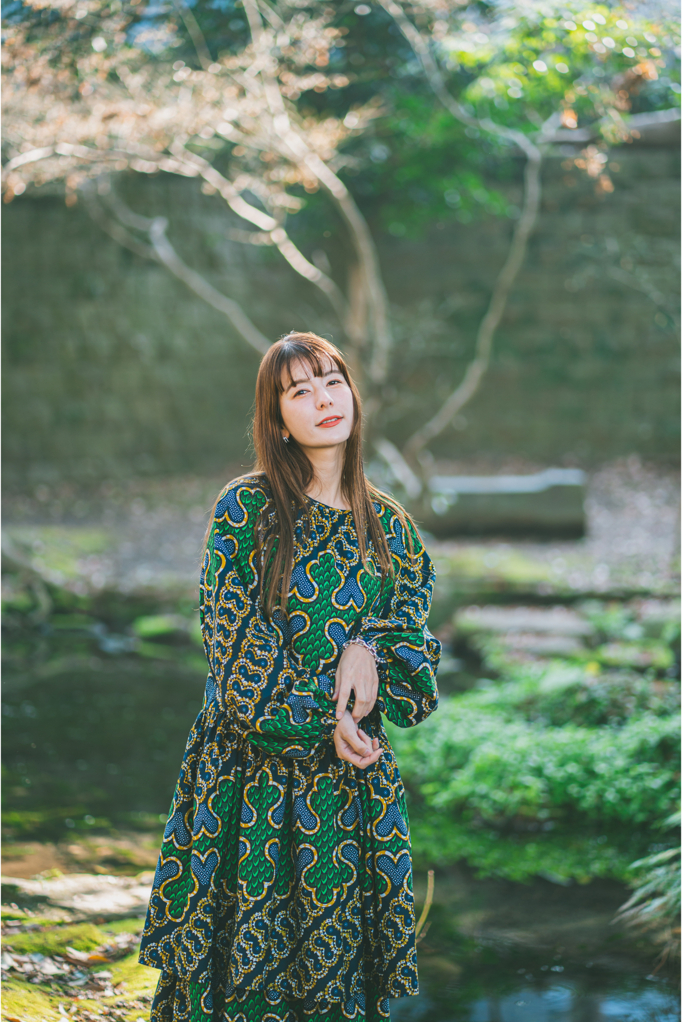 【moyan ecri× StyleReborn】Volume Tiered Onepiece CROSS