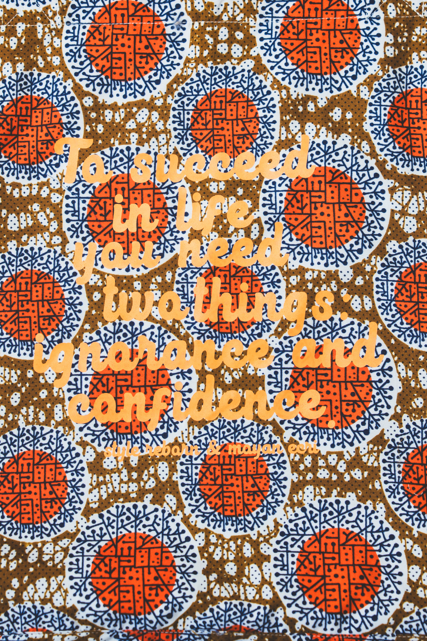 【moyan ecri× StyleReborn】Message Big Tote Bag Invisible power