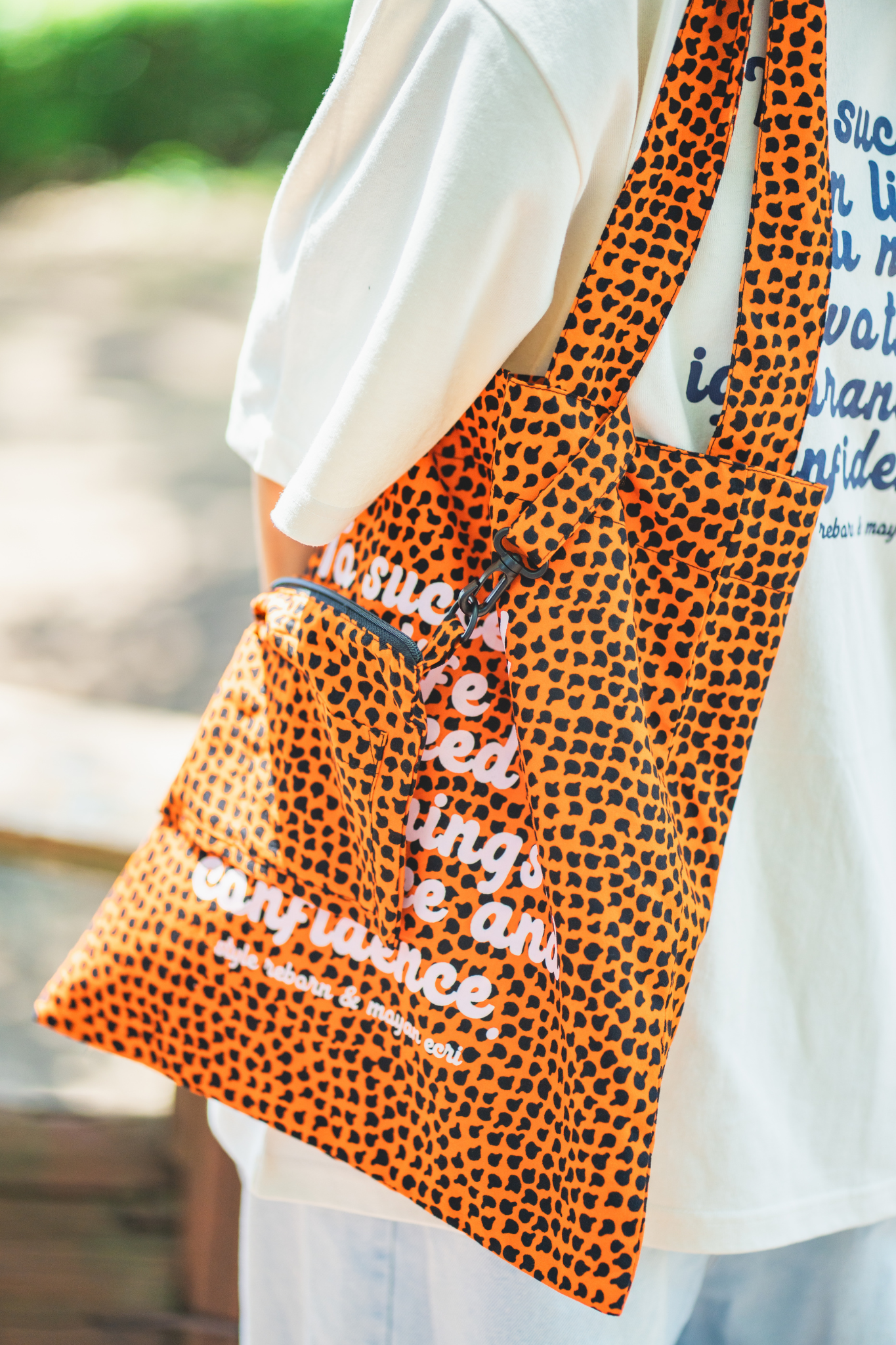 【moyan ecri× StyleReborn】Pocket mini bag Cheetah