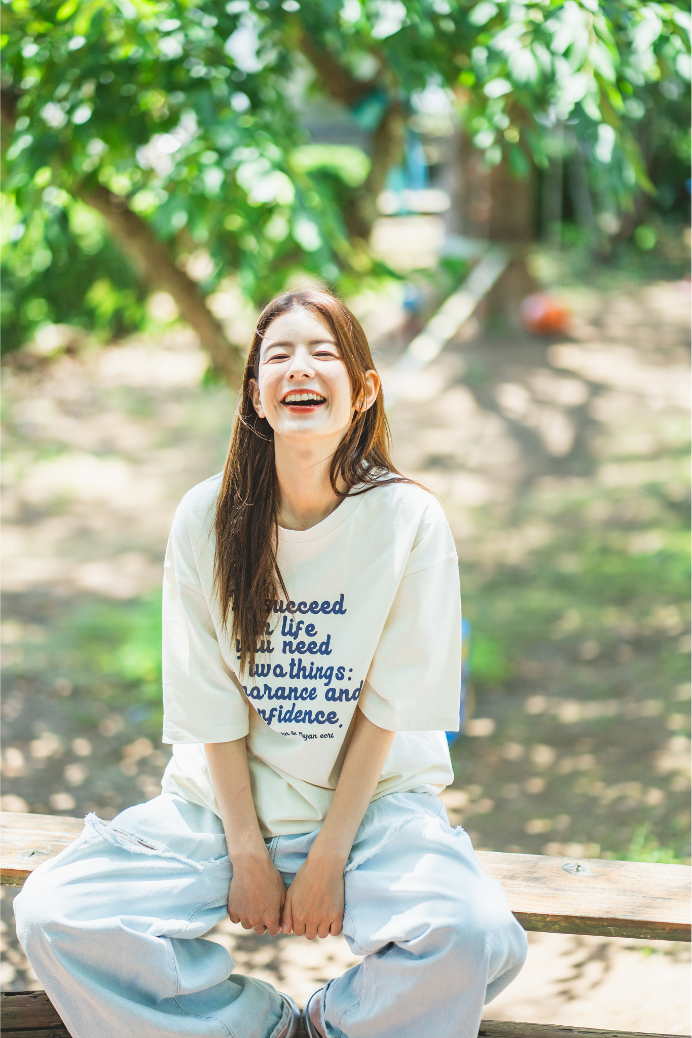 【moyan ecri× StyleReborn】Message T-shirts Off White