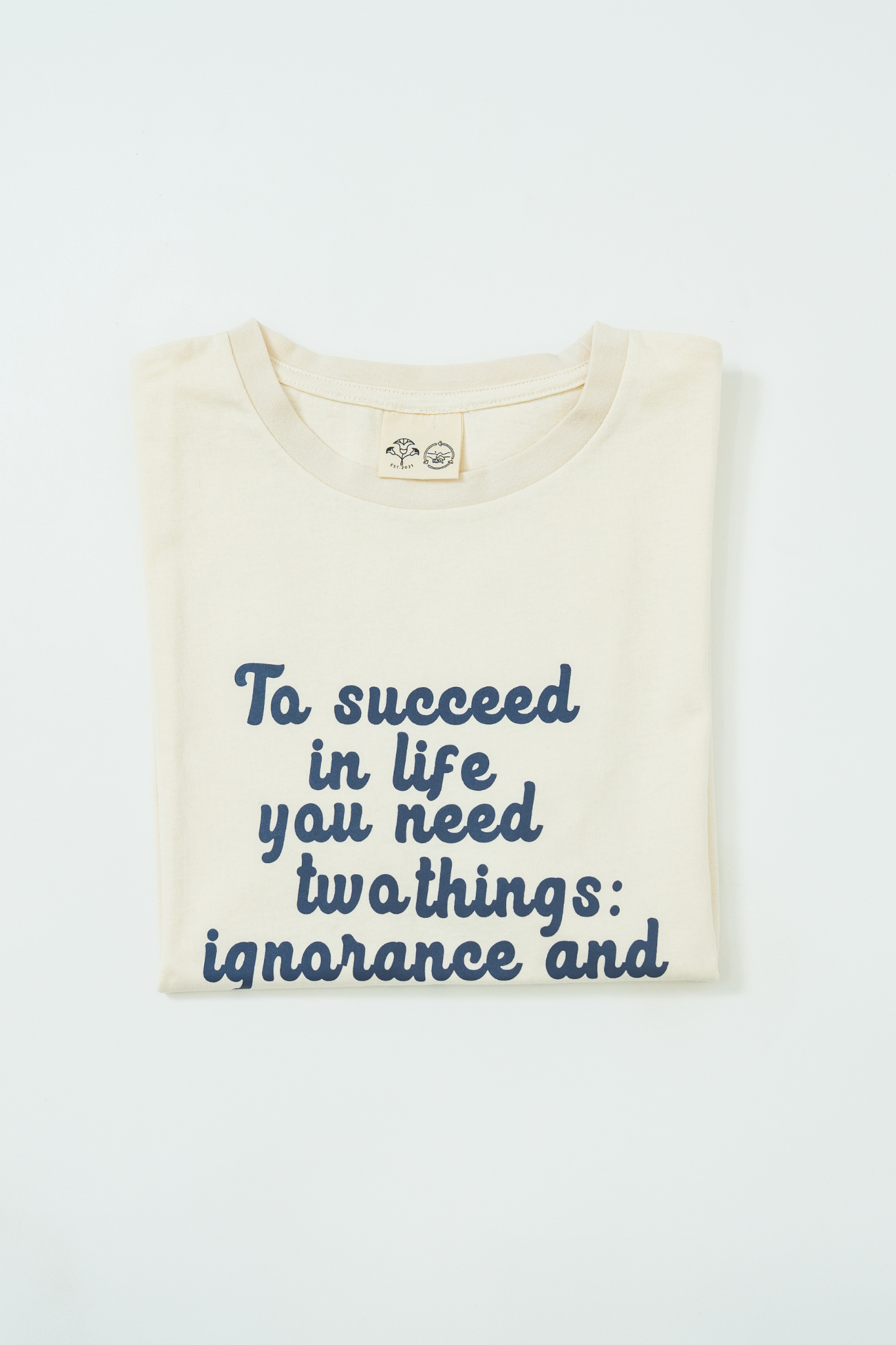 【moyan ecri× StyleReborn】Message T-shirts Off White