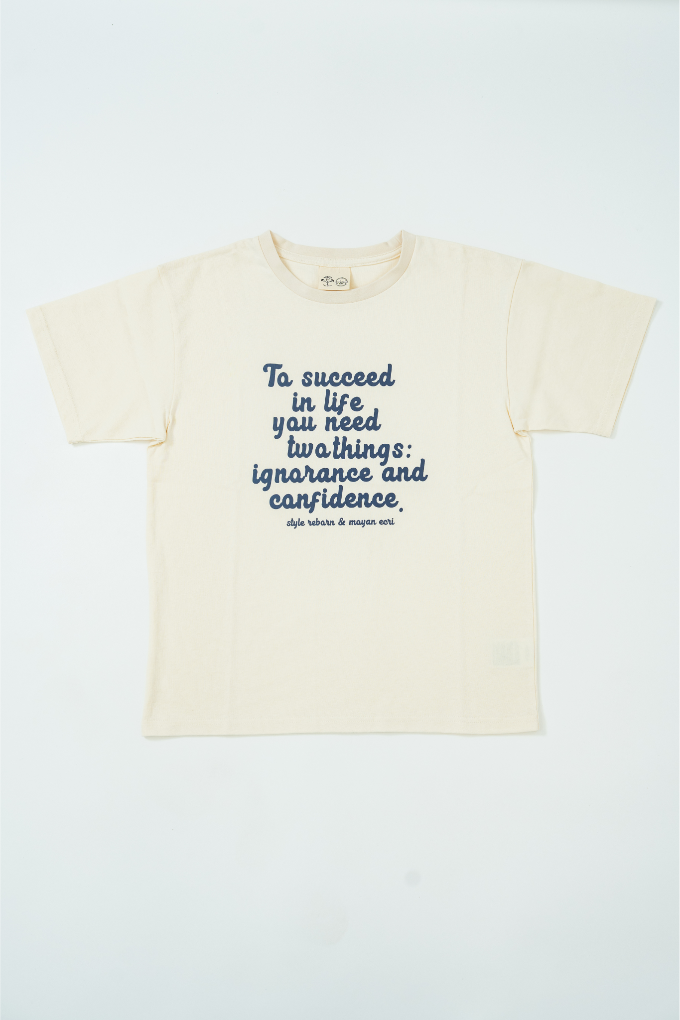 【moyan ecri× StyleReborn】Message T-shirts Off White