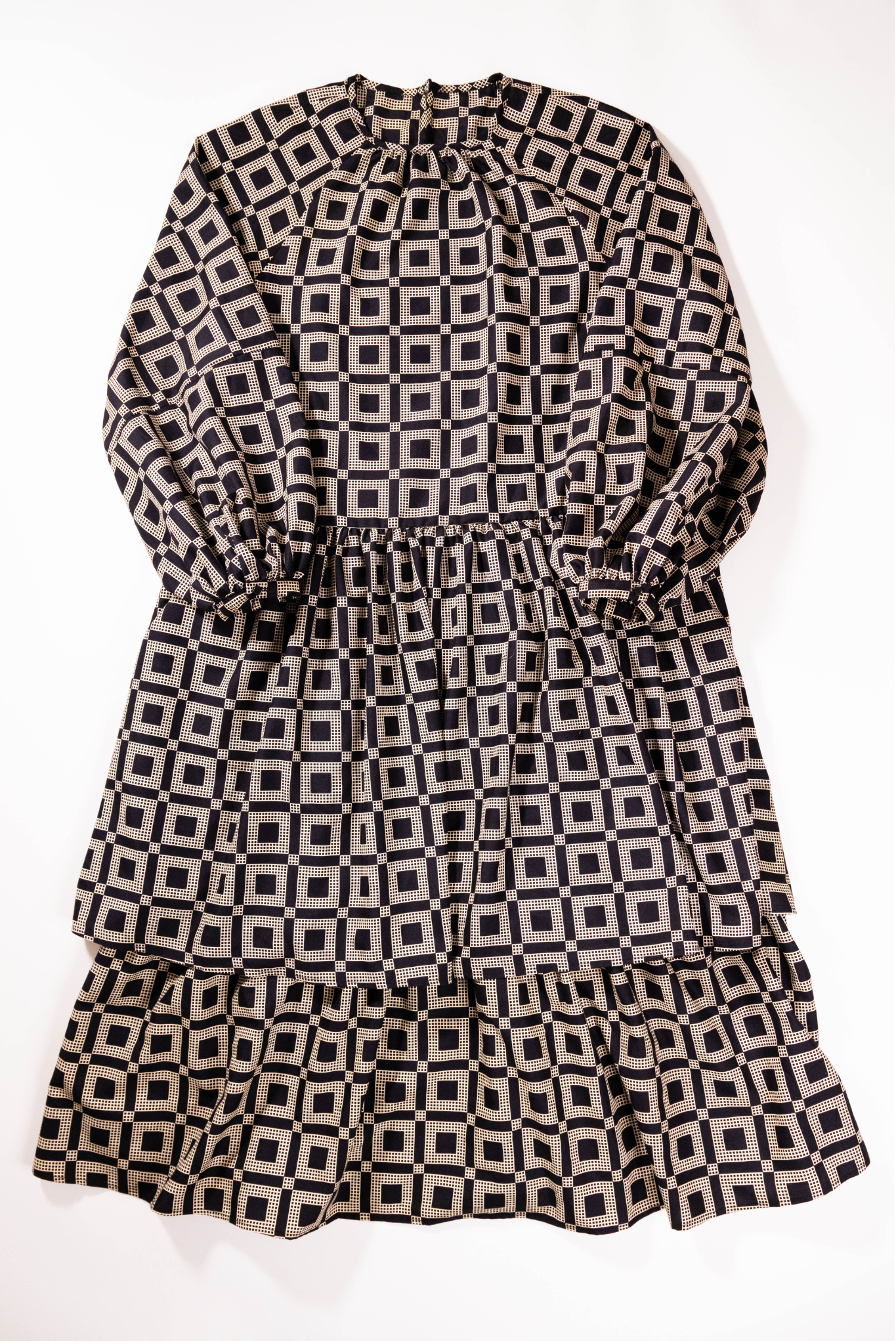 【moyan ecri× StyleReborn】Volume Tiered Onepiece New Blocks