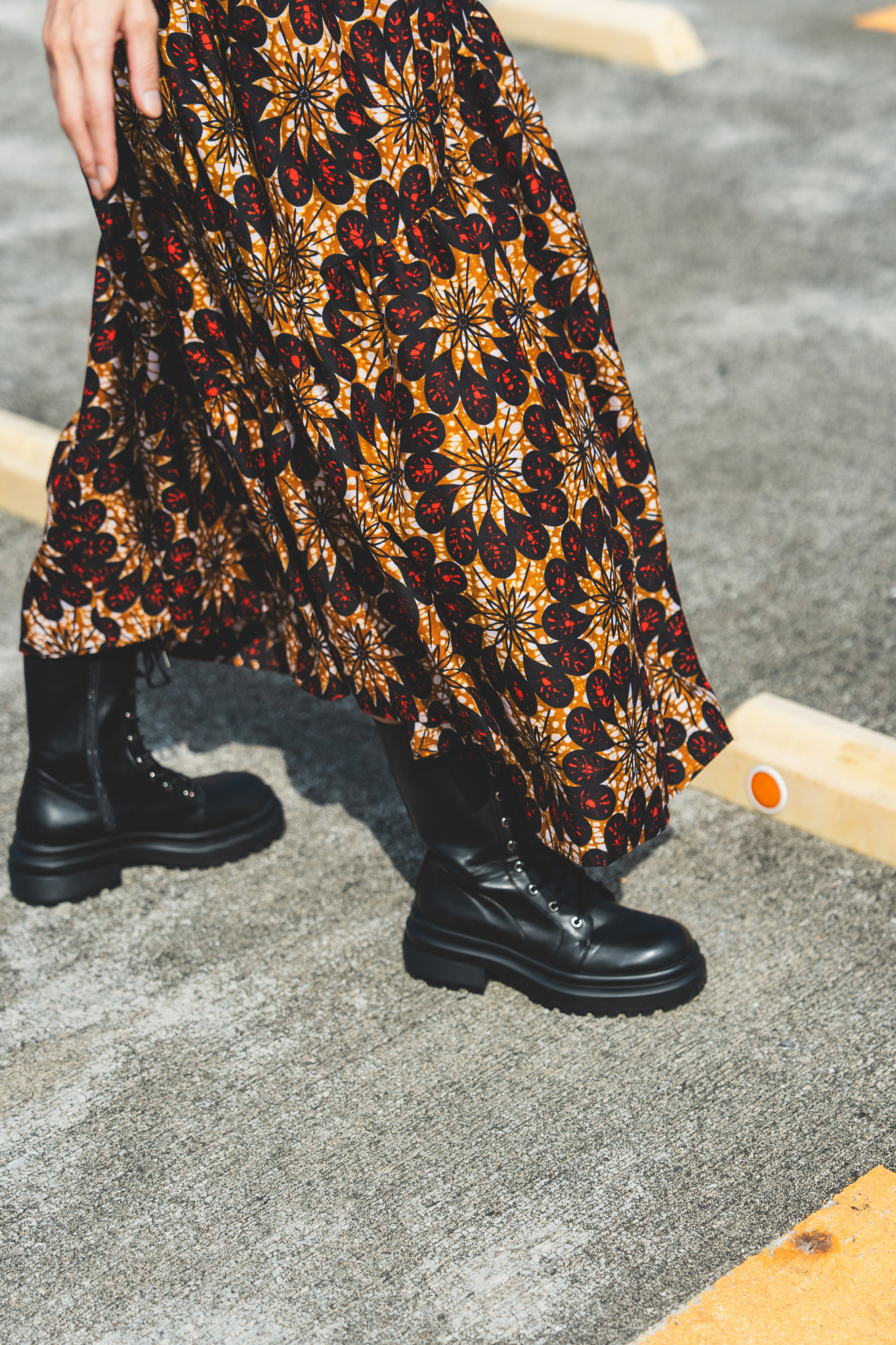 【moyan ecri× StyleReborn】AFRICA付け衿付きボリュームワンピース