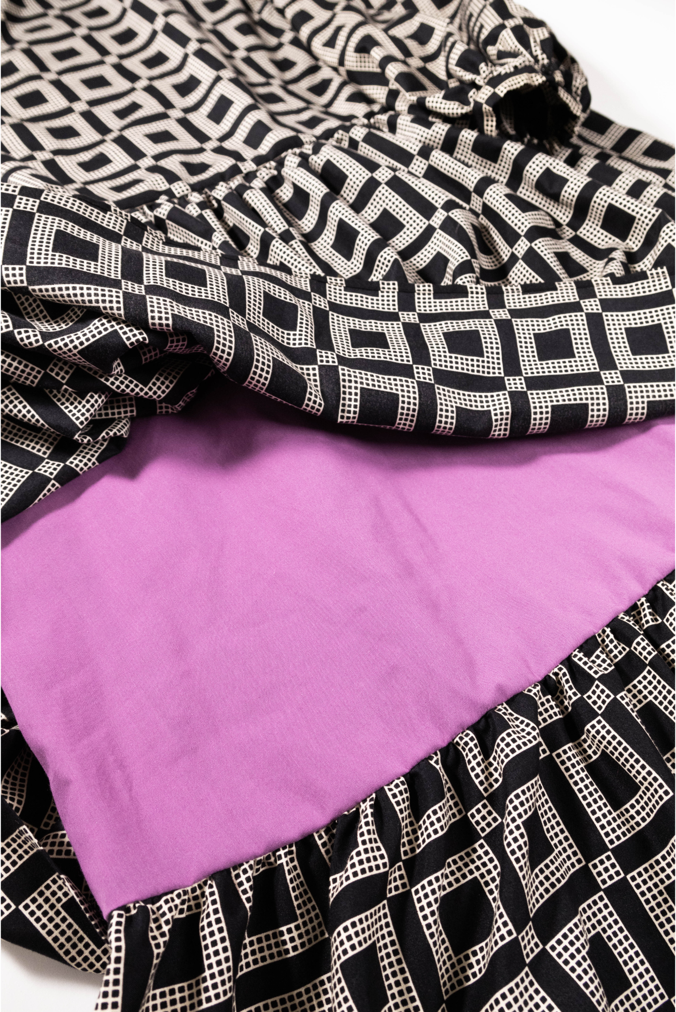 【moyan ecri× StyleReborn】Volume Tiered Onepiece New Blocks