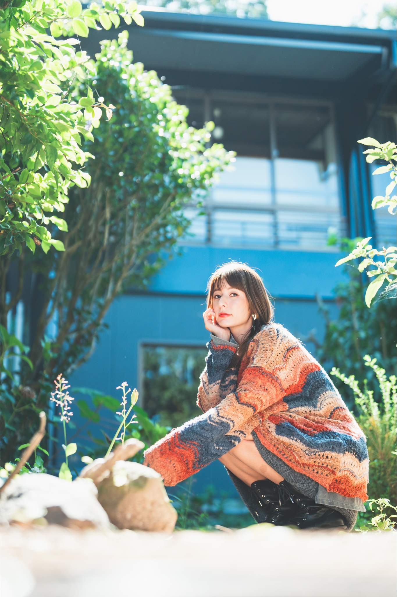 【moyan ecri× StyleReborn】カスリニットプルオーバー