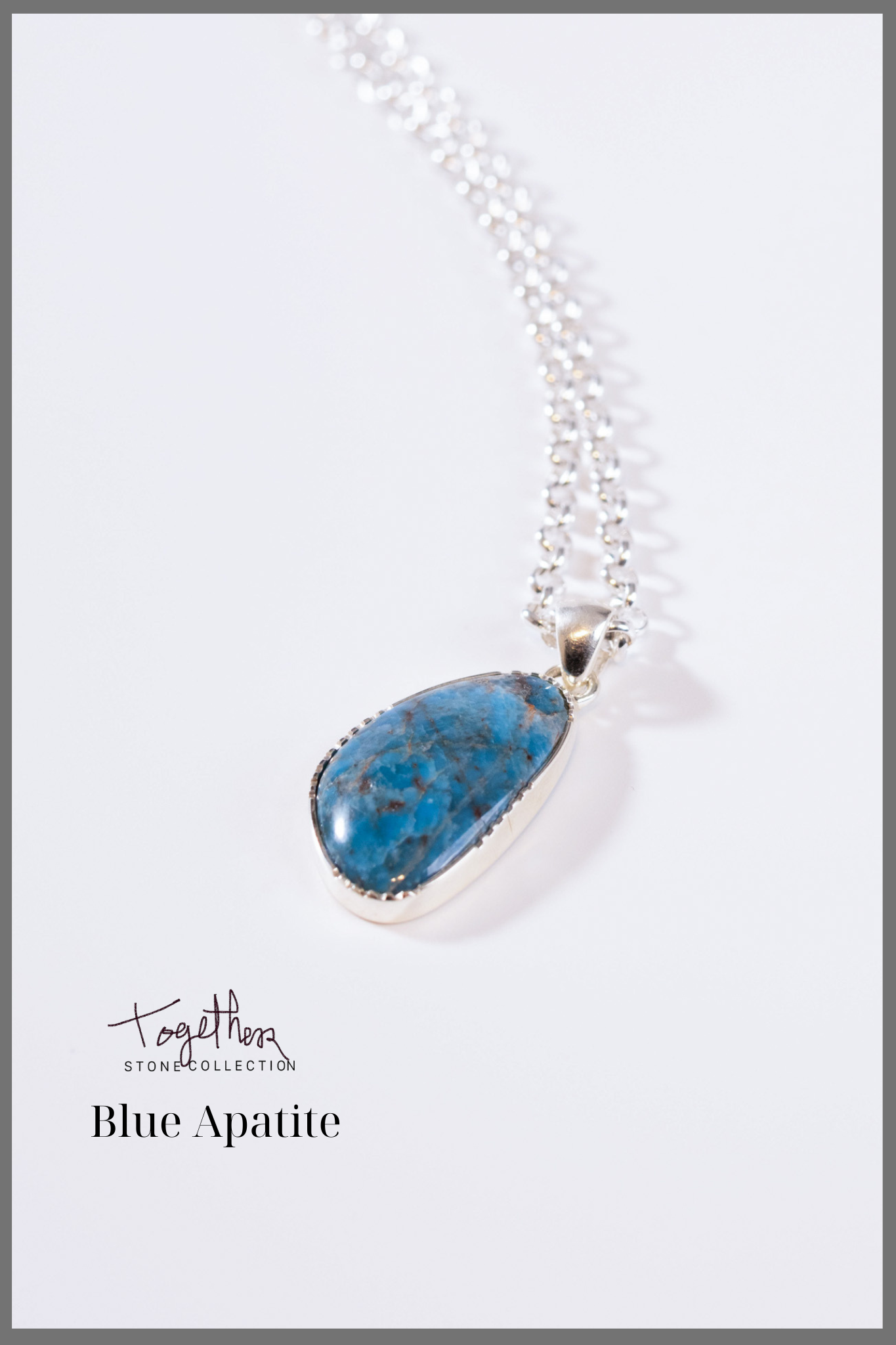 【nanan bijouxxx×StyleReborn】Together Stone Collection Blue Apatite 60cm