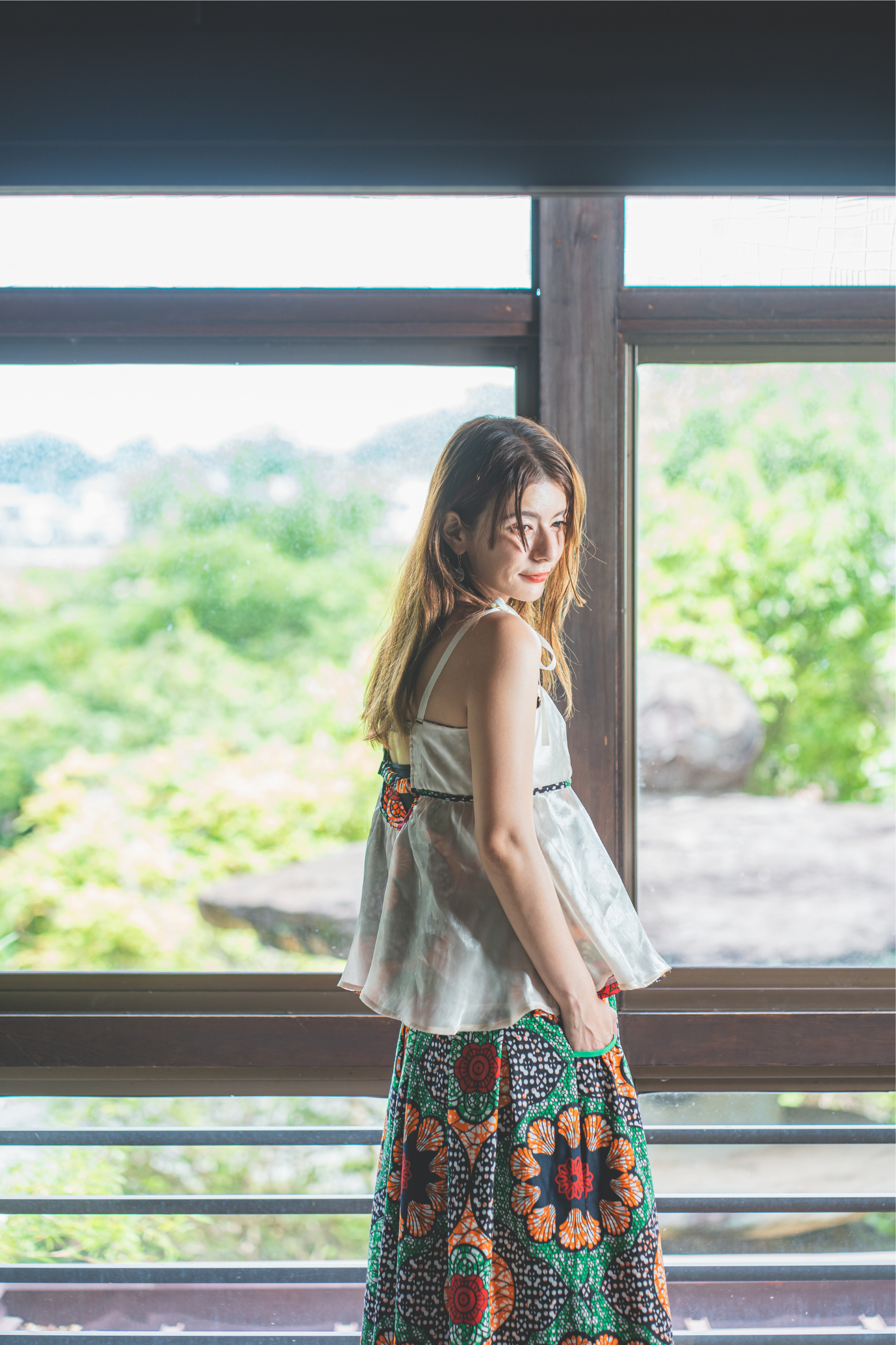 【moyan ecri× StyleReborn】Africa Reversible Bustier Helianthus