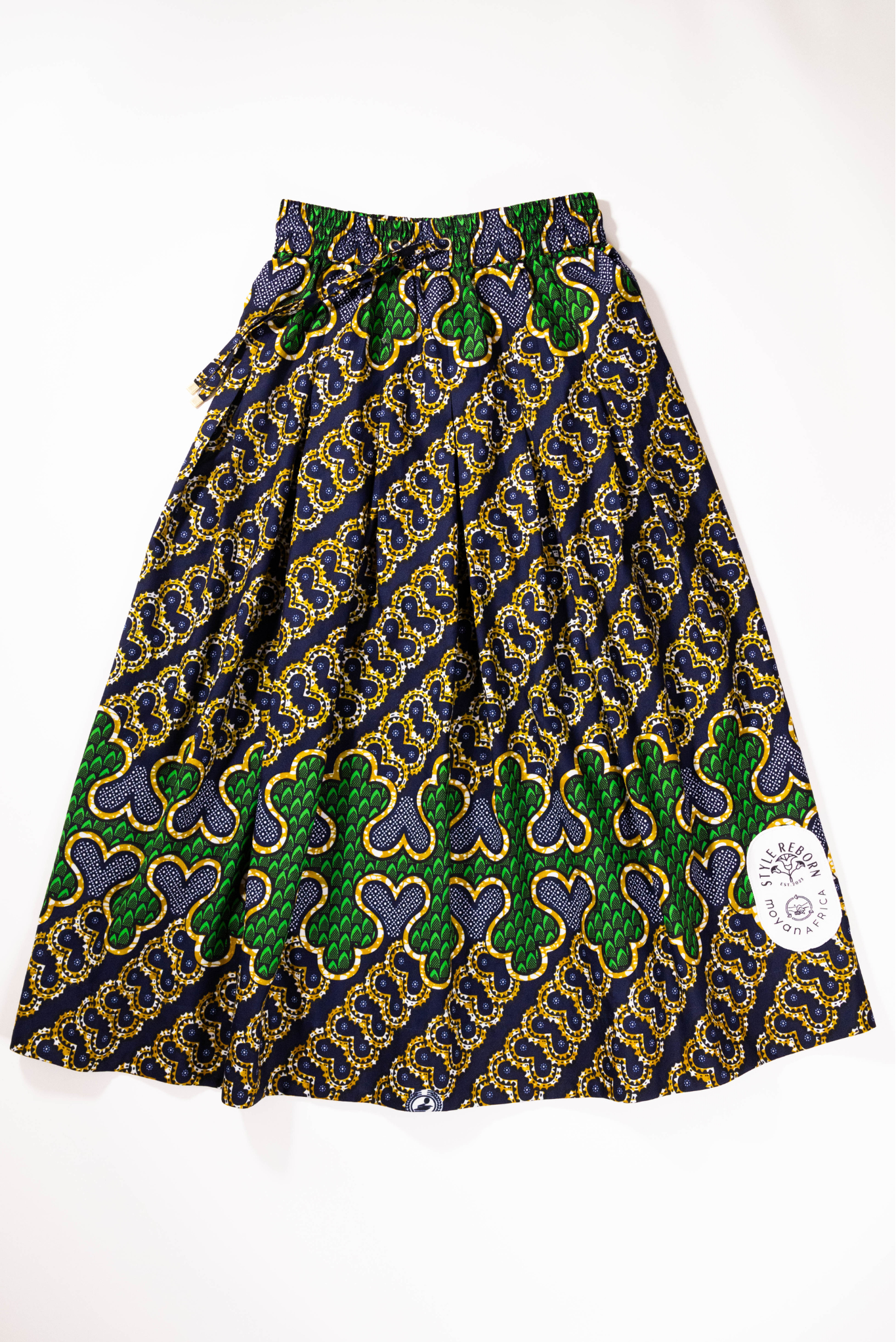 【moyan ecri× StyleReborn】Tuck Flare Skirt CROSS