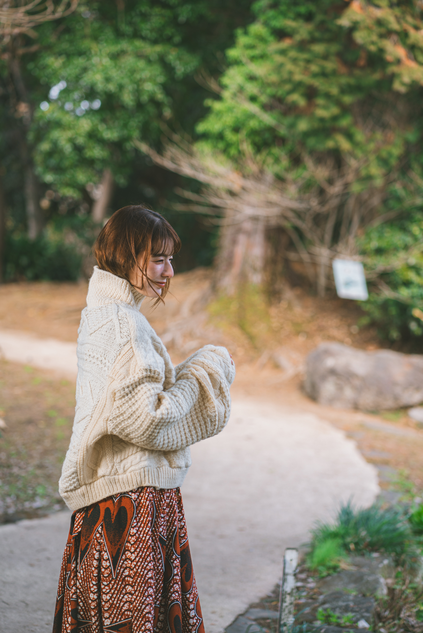 【moyan ecri× StyleReborn】Tuck Flare Skirt FunnyMood