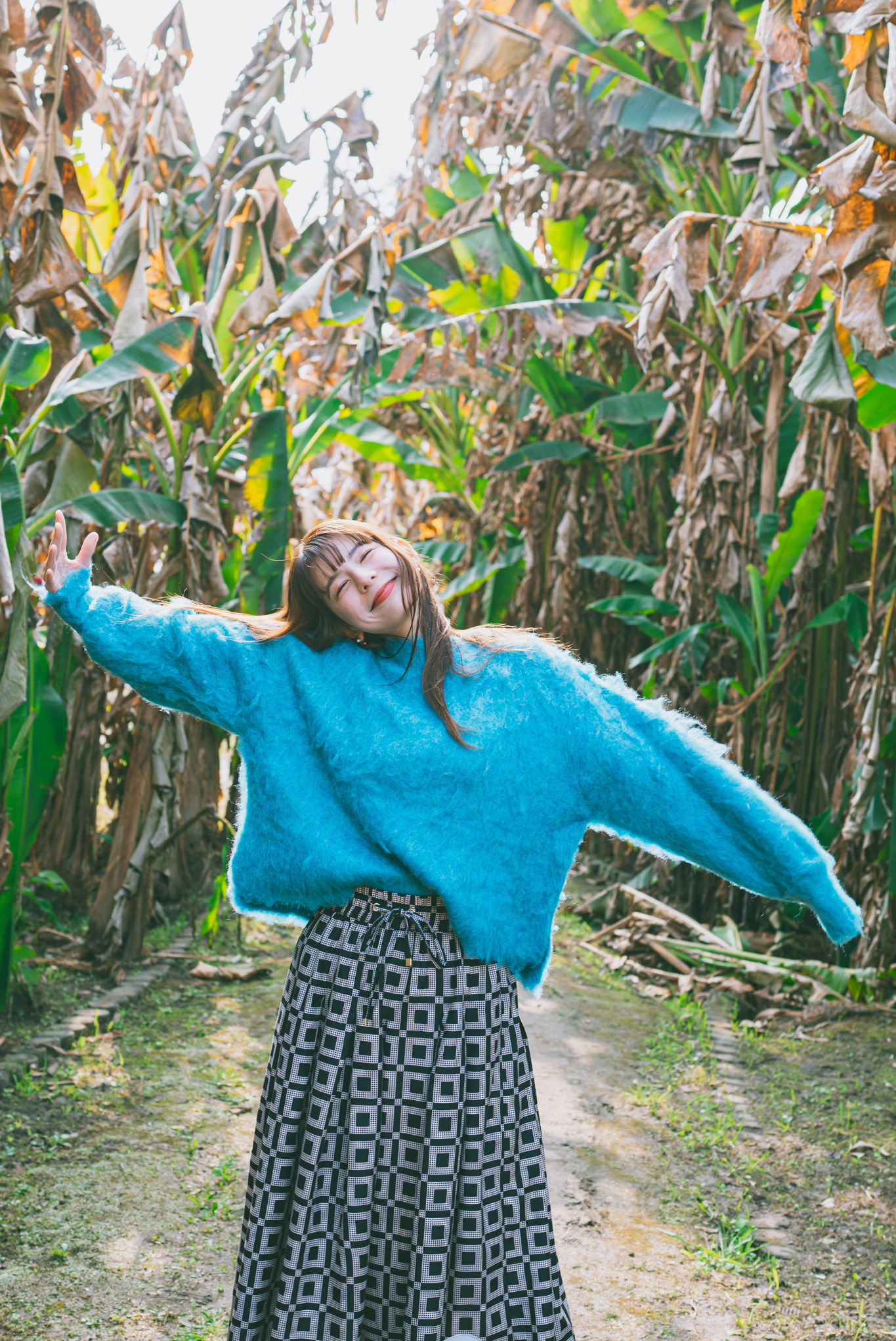 【moyan ecri× StyleReborn】Tuck Flare Skirt New Blocks