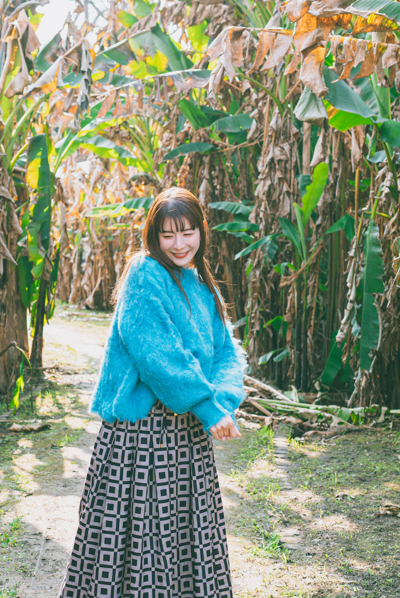 【moyan ecri× StyleReborn】Tuck Flare Skirt New Blocks