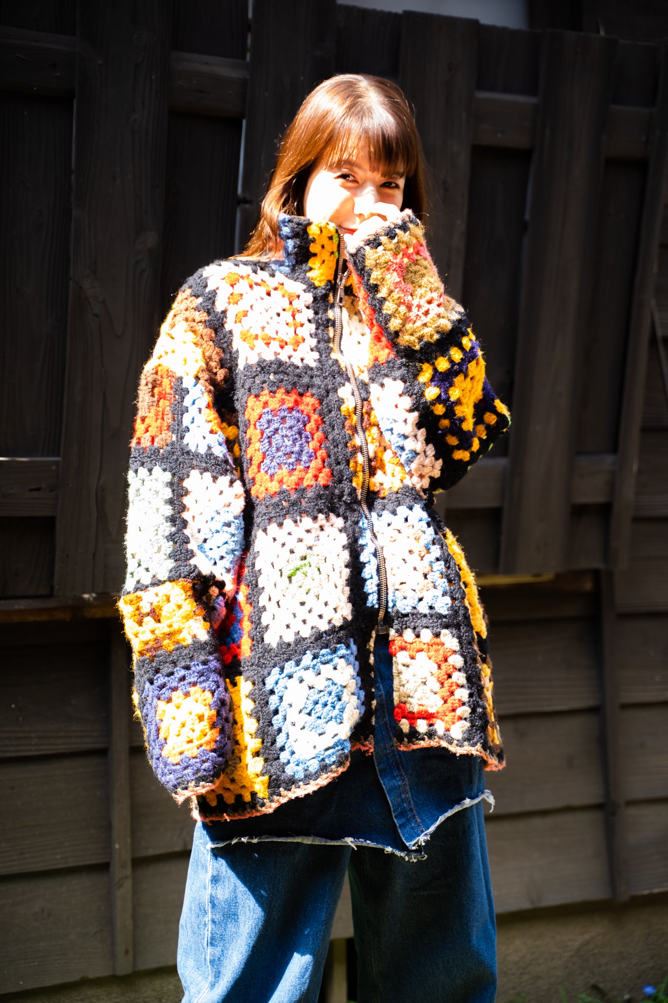 【REMAKEBYK×StyleReborn】Remake Crochet Track Jacket