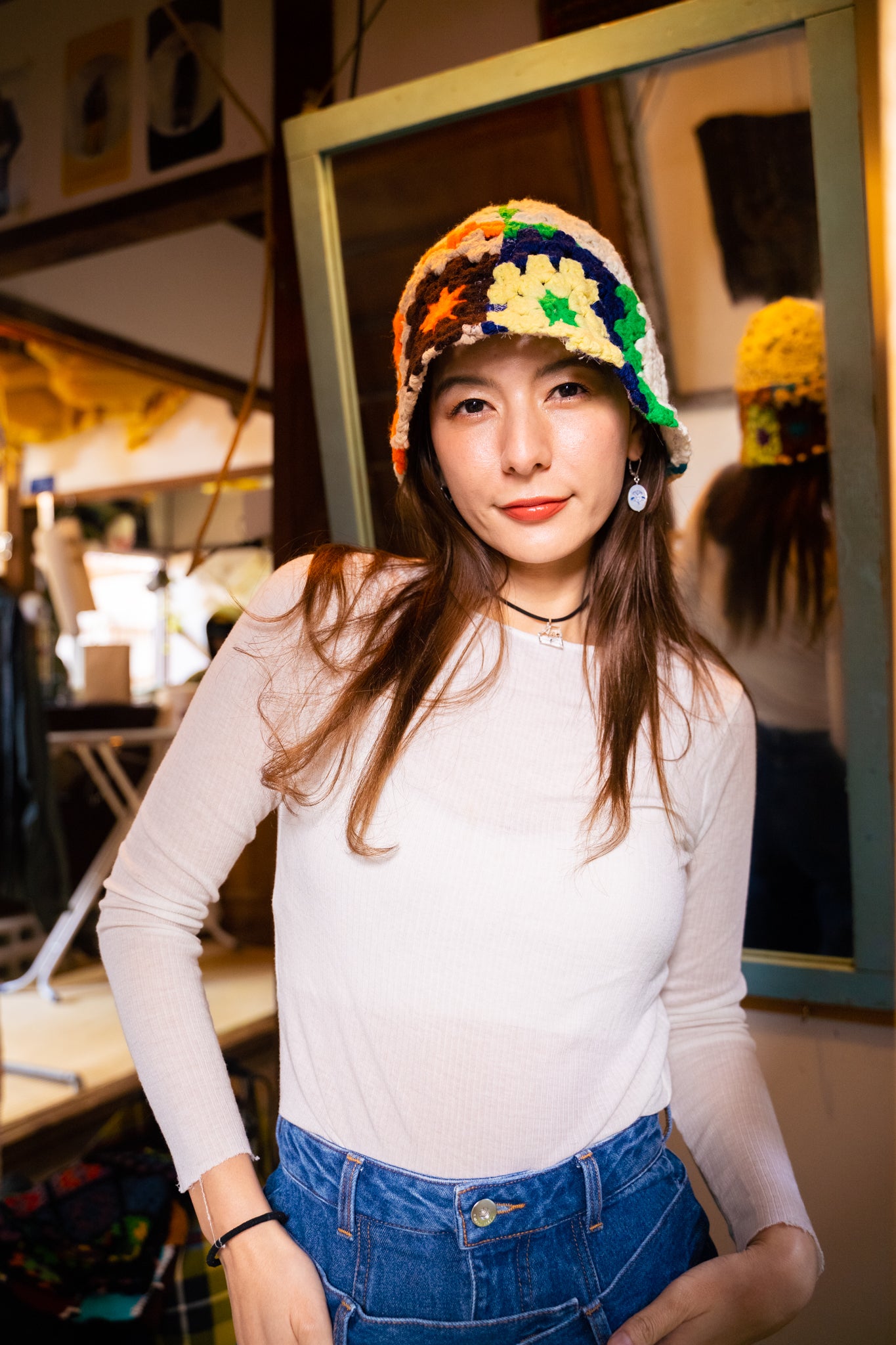 【REMAKEBYK×StyleReborn】Remake Crochet Hat