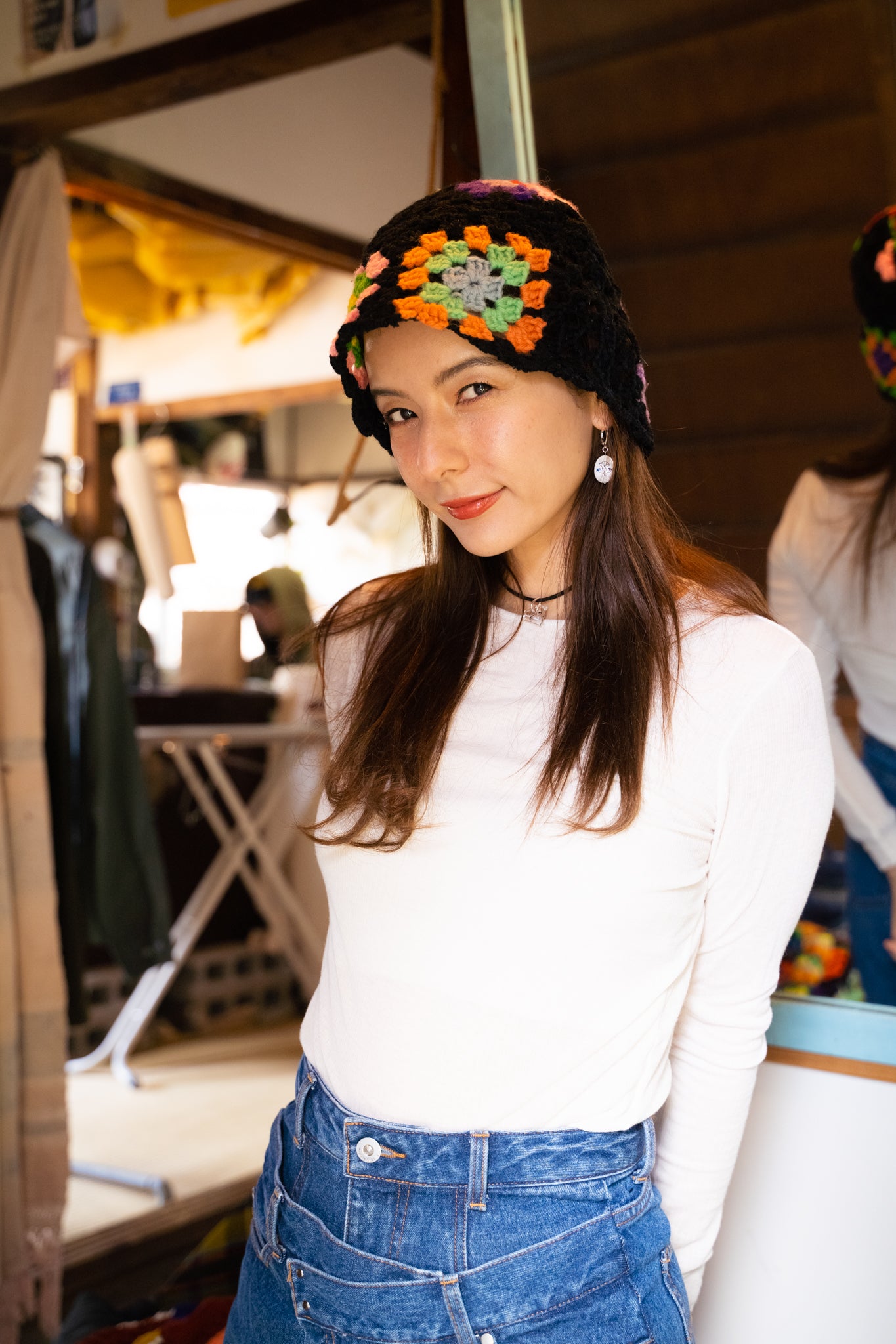 REMAKEBYK×StyleReborn】Remake Crochet Hat – Style Reborn