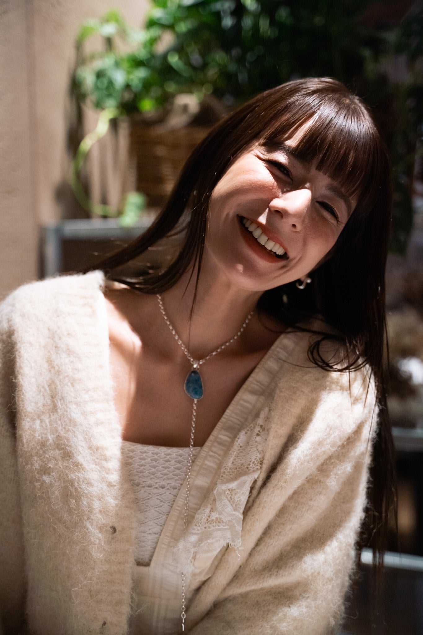 【nanan bijouxxx×StyleReborn】Together Stone Collection Blue Apatite 60cm