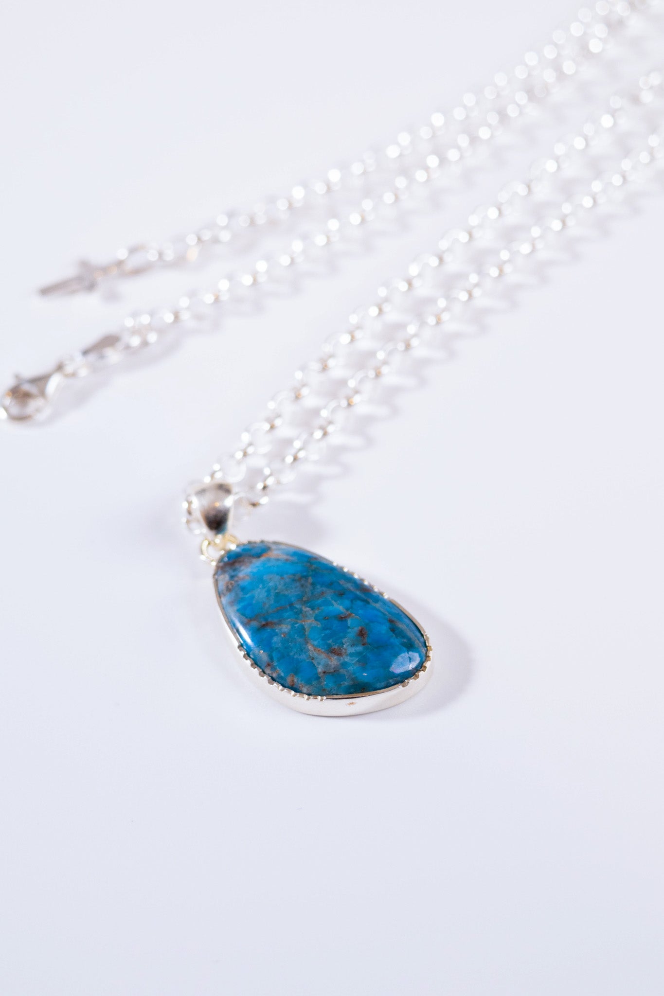 【nanan bijouxxx×StyleReborn】Together Stone Collection Blue Apatite 60cm